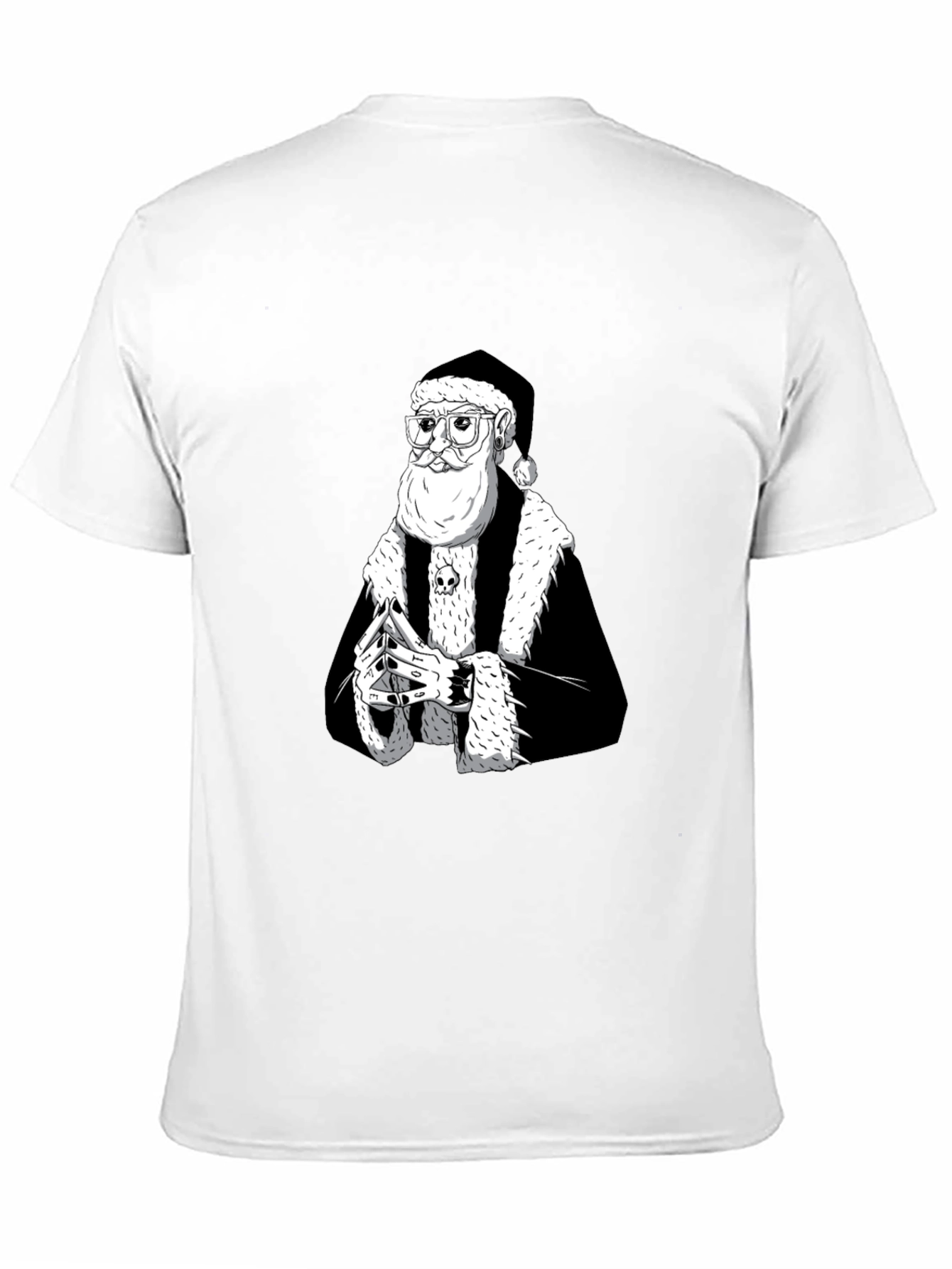Black Santa T-Shirt - Holiday Streetwear