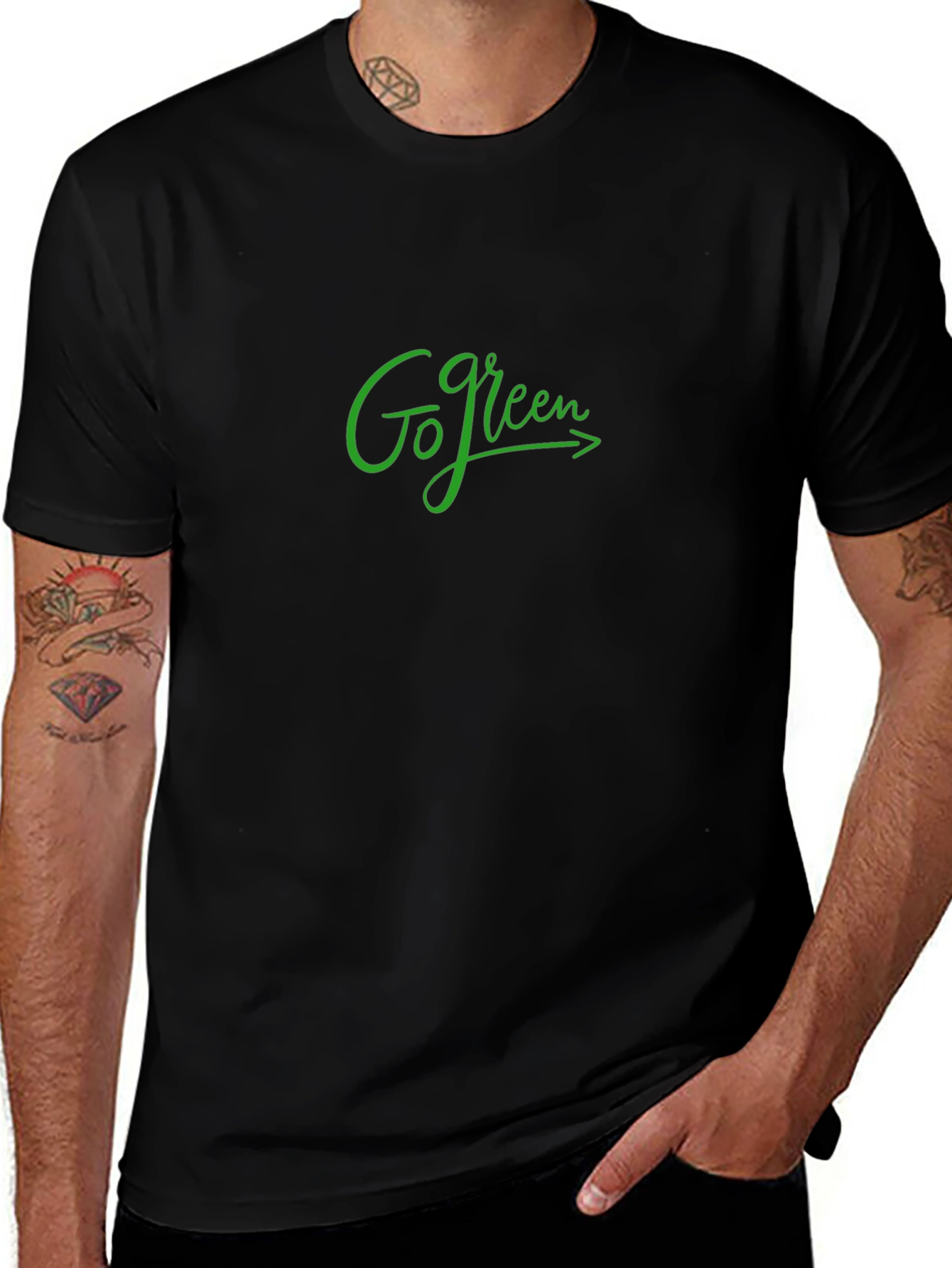 Go Green T-Shirt - Eco-Friendly Design