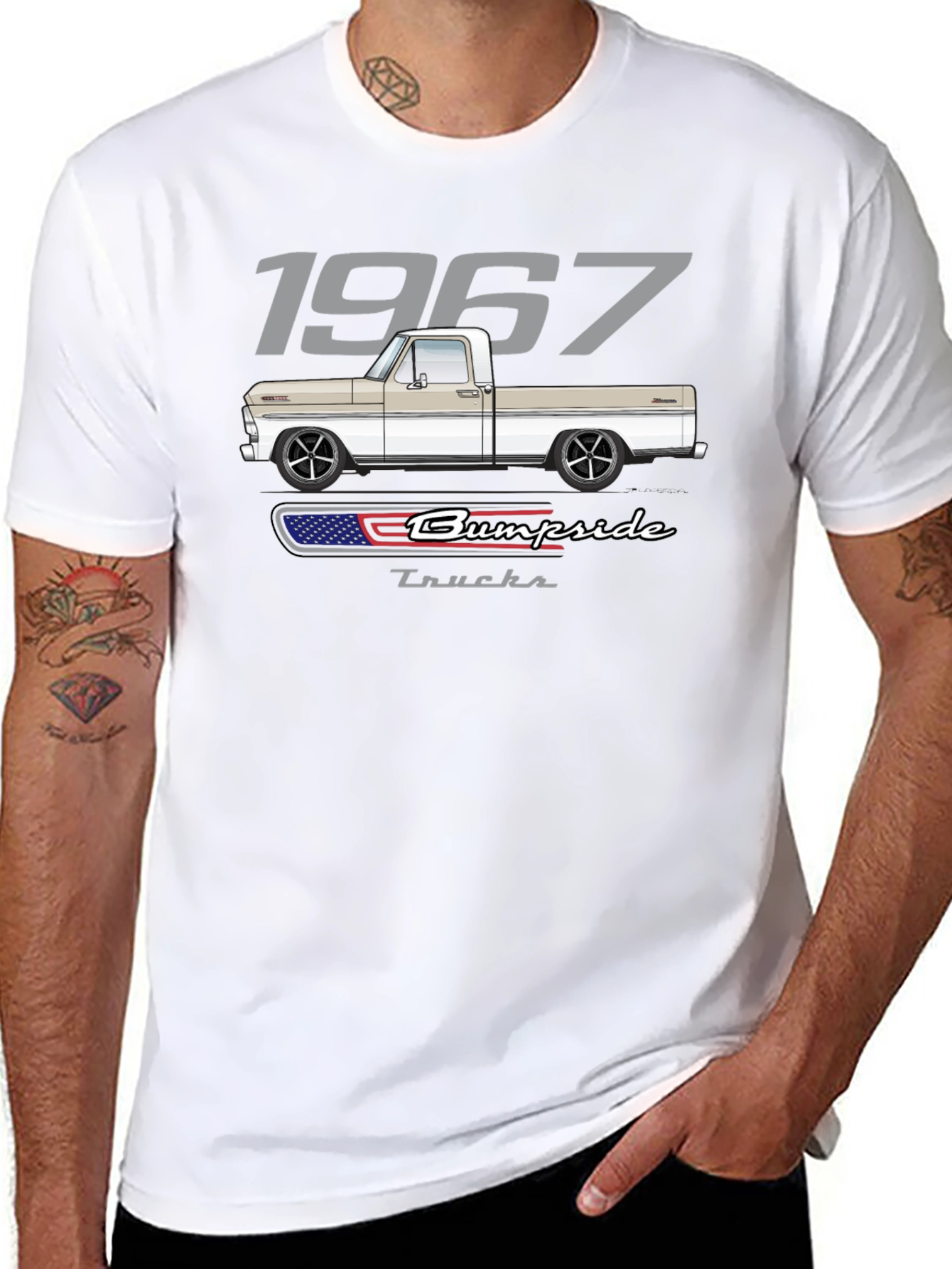 1967 Bump Side Trucks T-Shirt