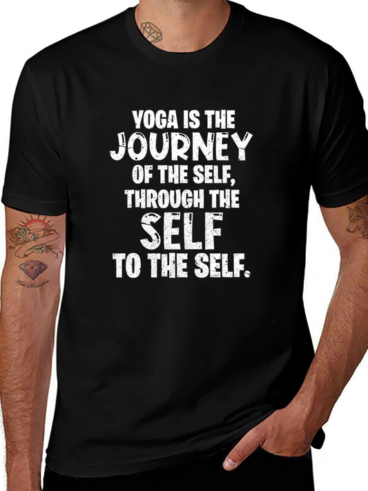 Yoga Journey Graphic Print T-Shirt