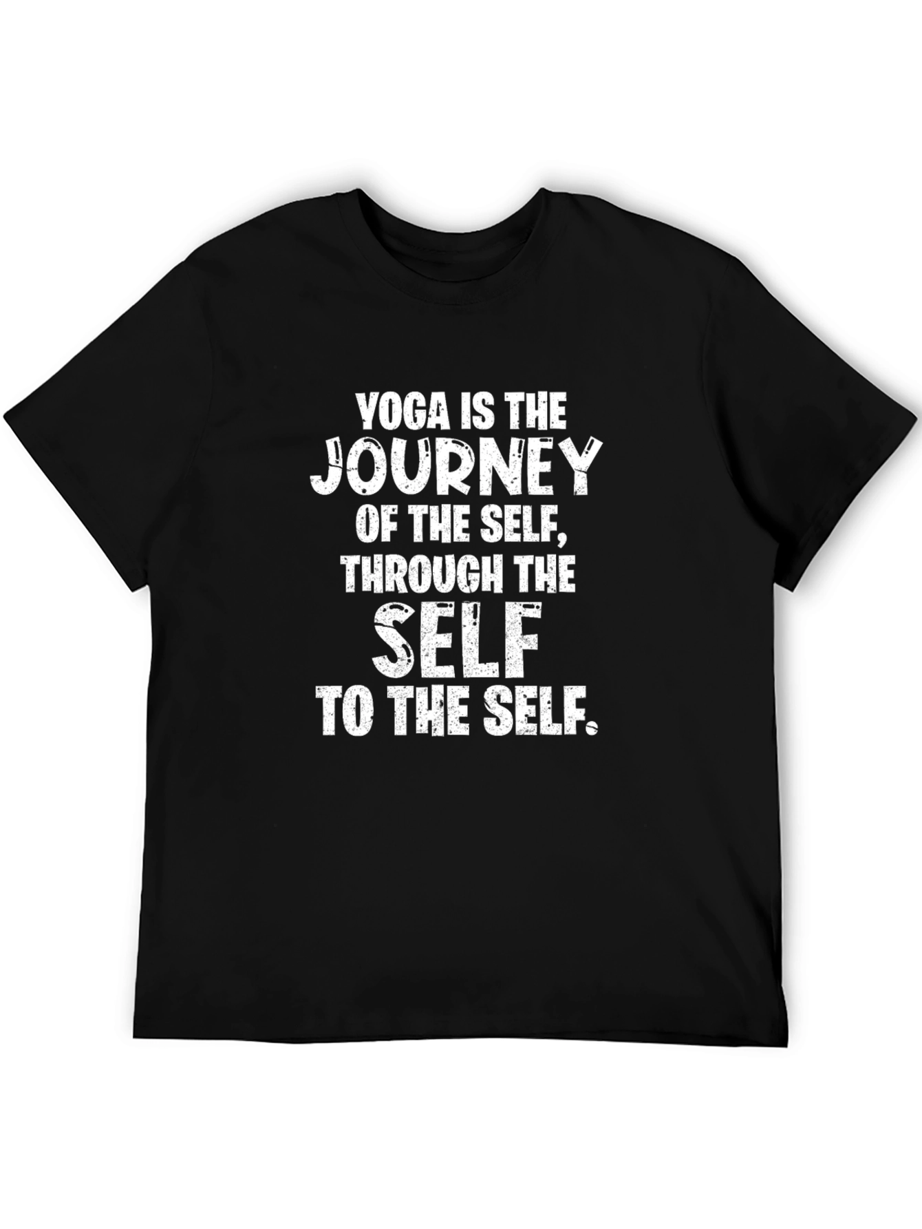 Yoga Journey Graphic Print T-Shirt