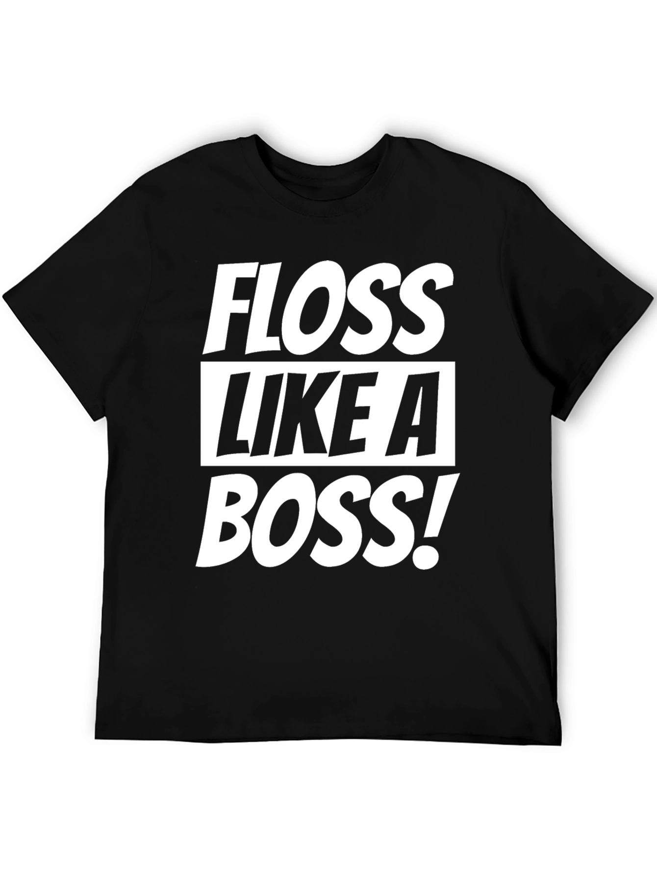 Floss Like a Boss Black T-Shirt