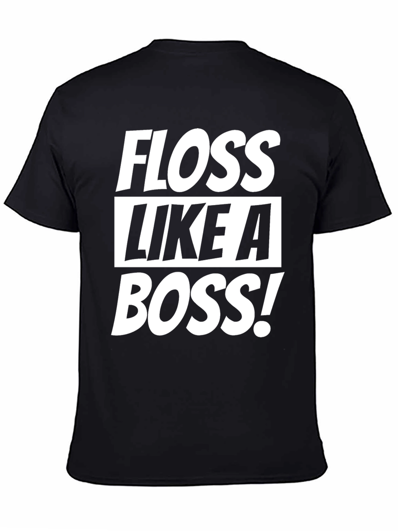 Floss Like a Boss Black T-Shirt