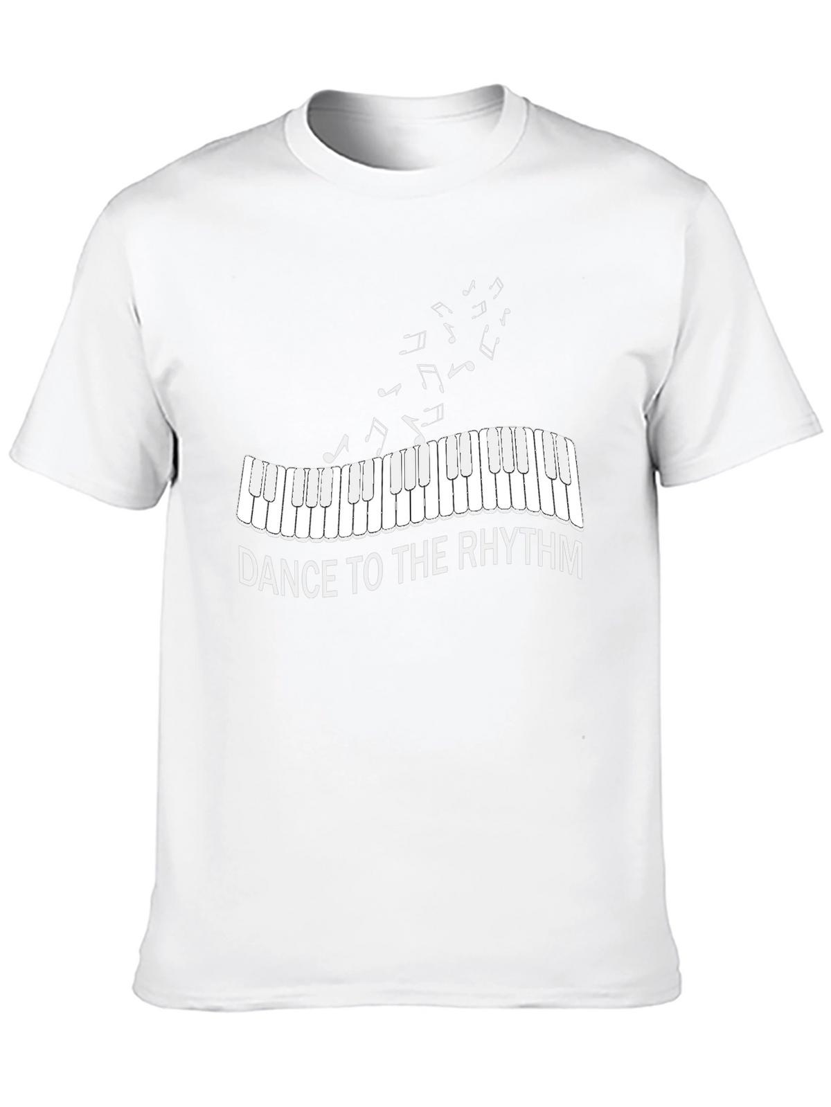 Dance to the Rhythm Piano Keys Music T-Shirt