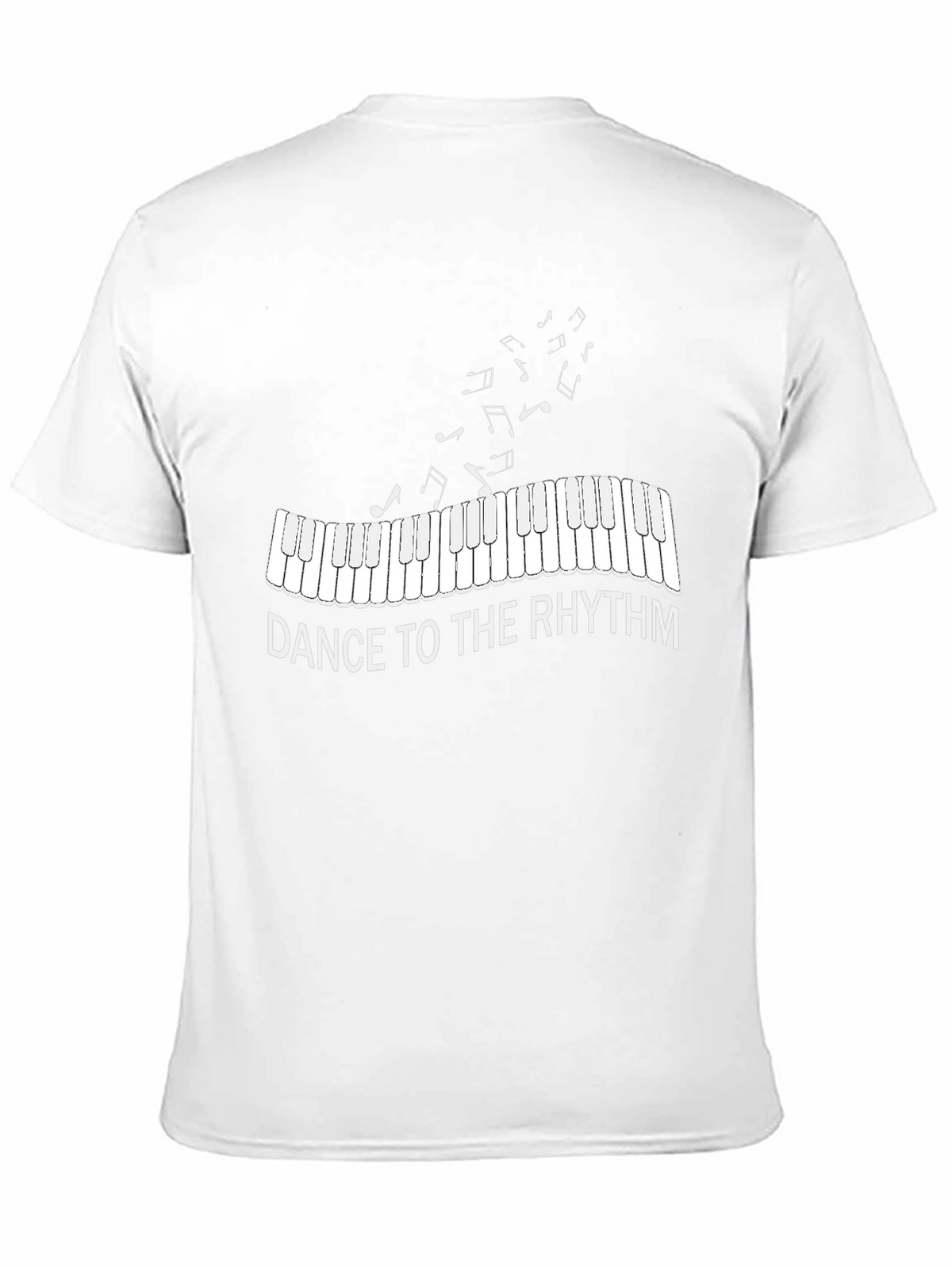 Dance to the Rhythm Piano Keys Music T-Shirt