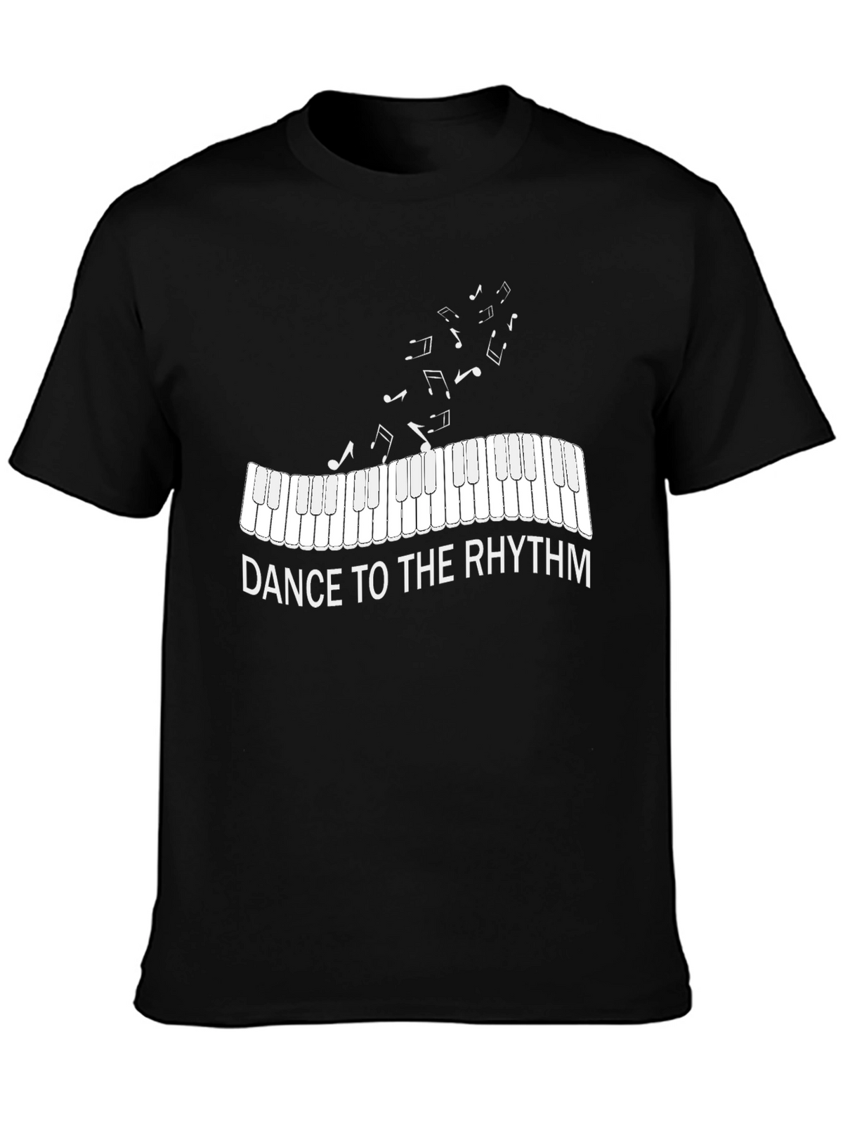 Dance to the Rhythm Piano Keys Music T-Shirt