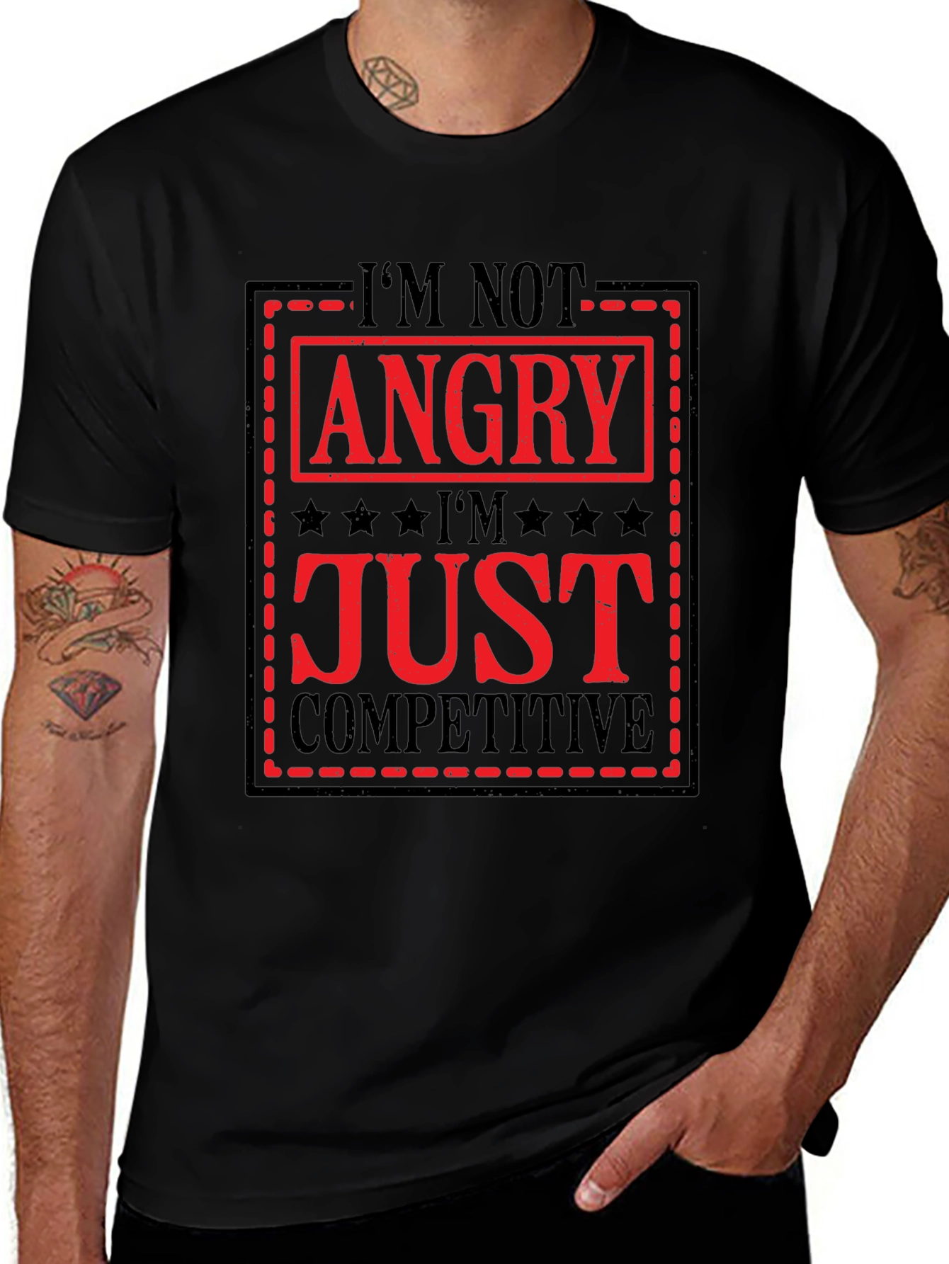Im Not Angry Just Competitive T-Shirt