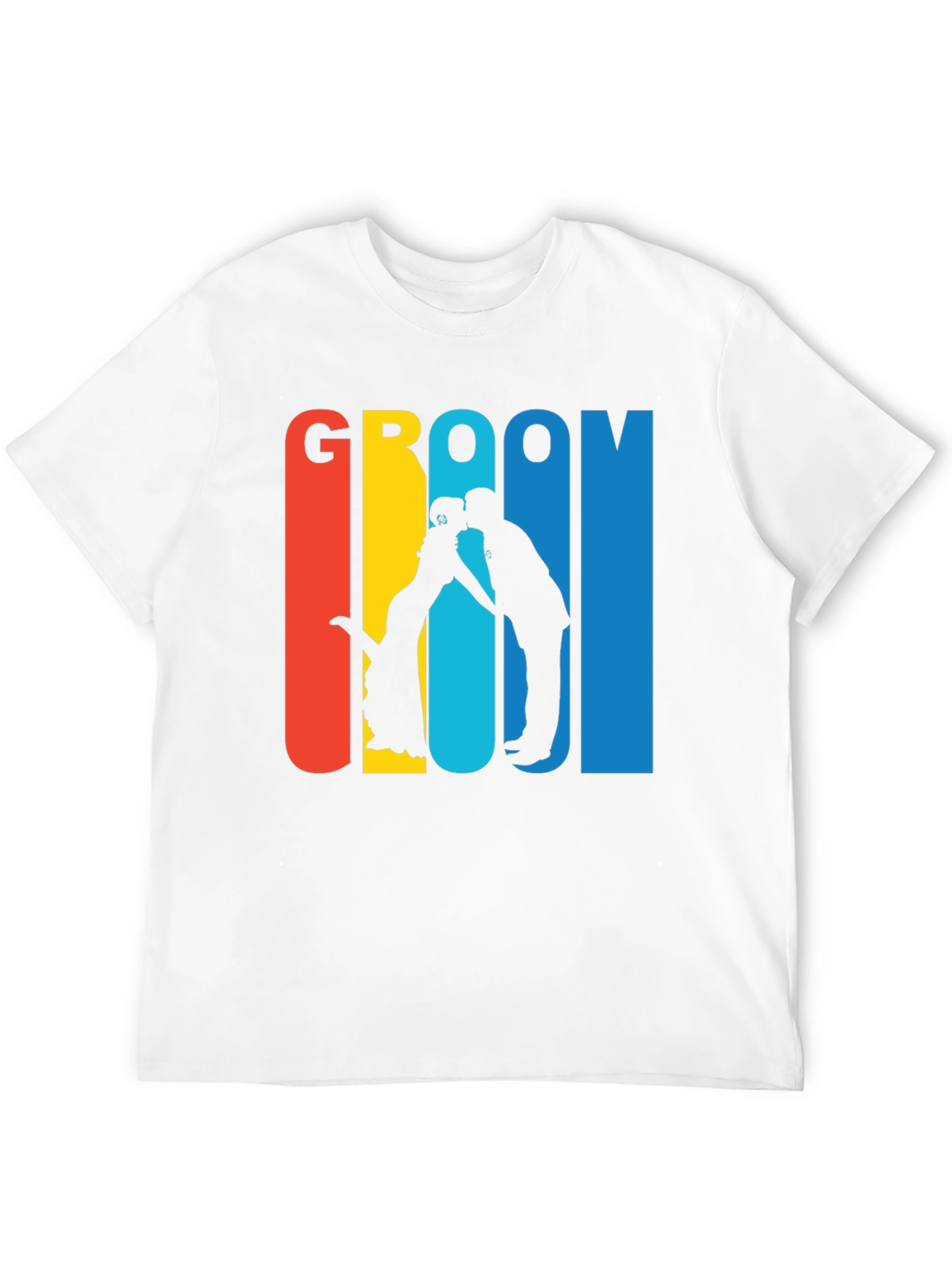 Groom Silhouette Graphic T-Shirt - Wedding Party Tee