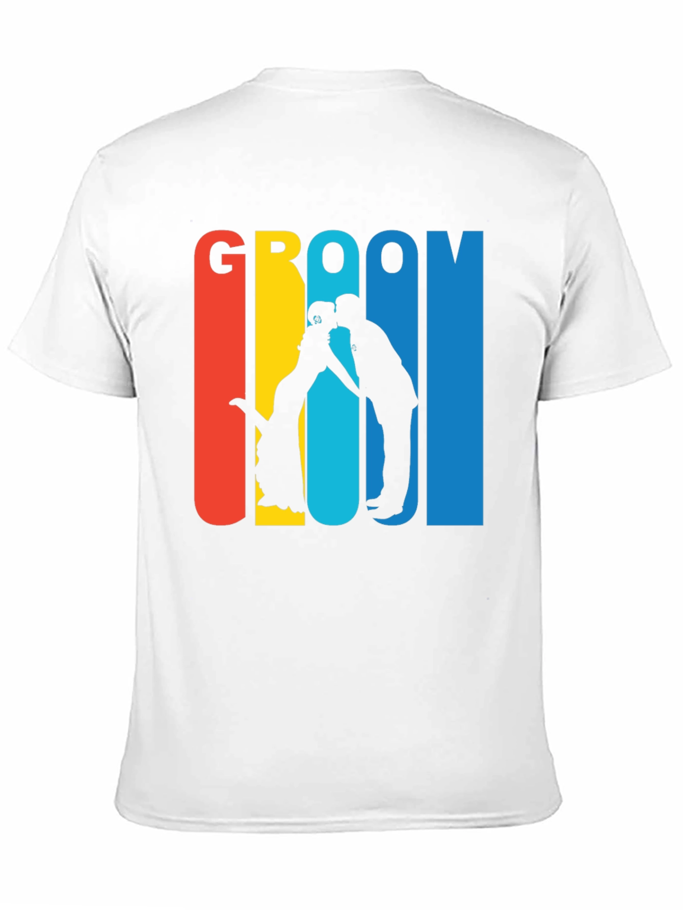 Groom Silhouette Graphic T-Shirt - Wedding Party Tee
