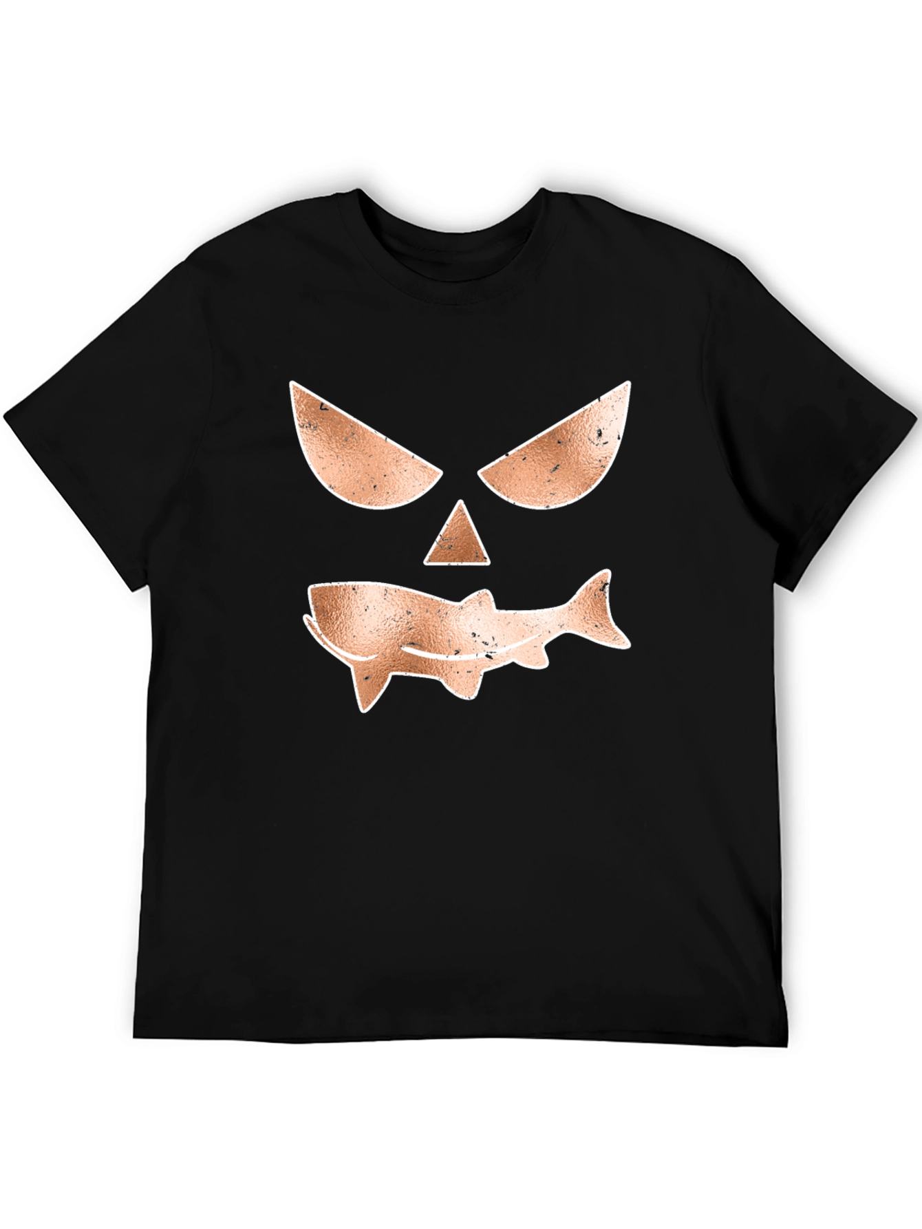 Spooky Shark Graphic Tee - Mens Black T-Shirt