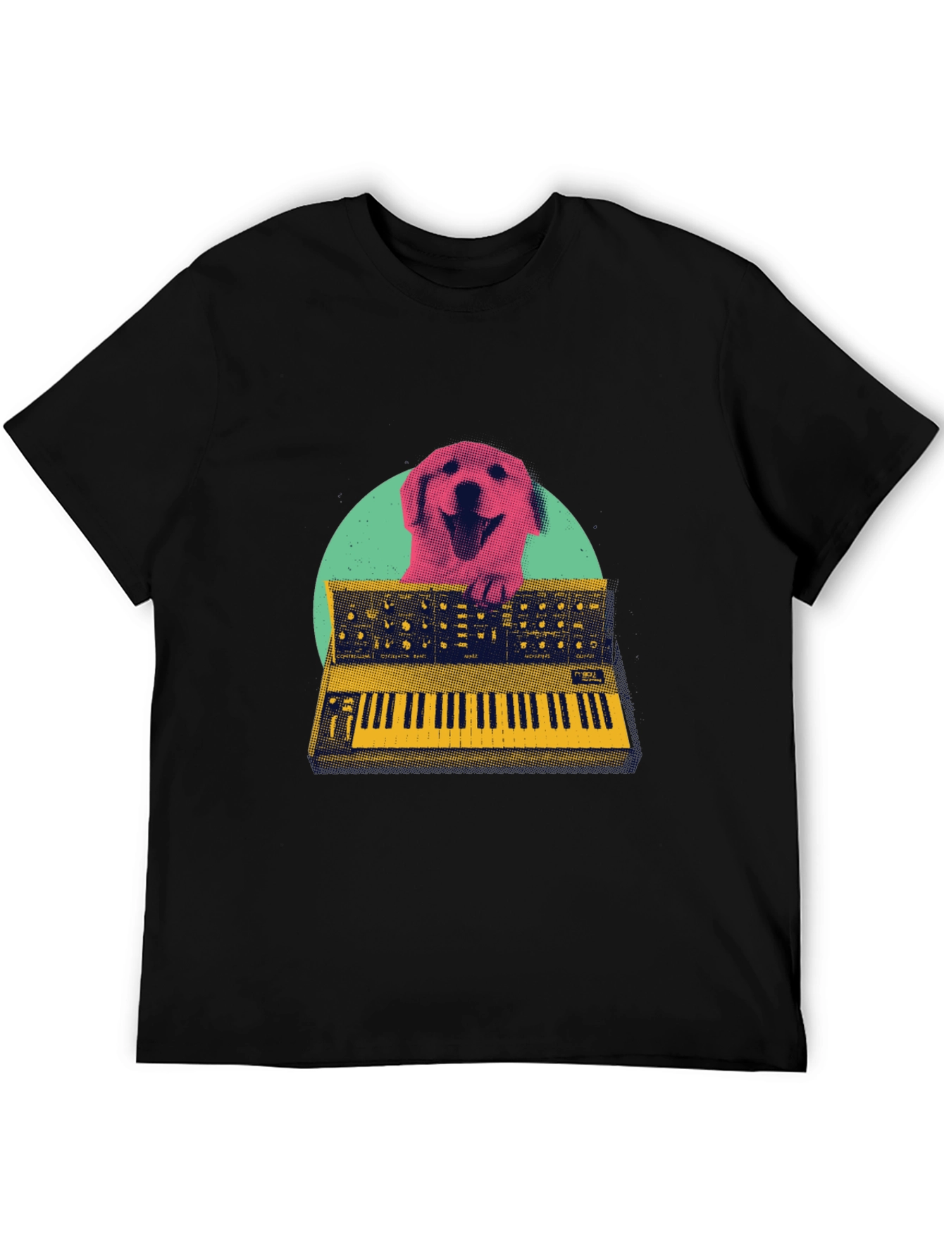 Dog Synth T-Shirt - Unique Graphic Tee