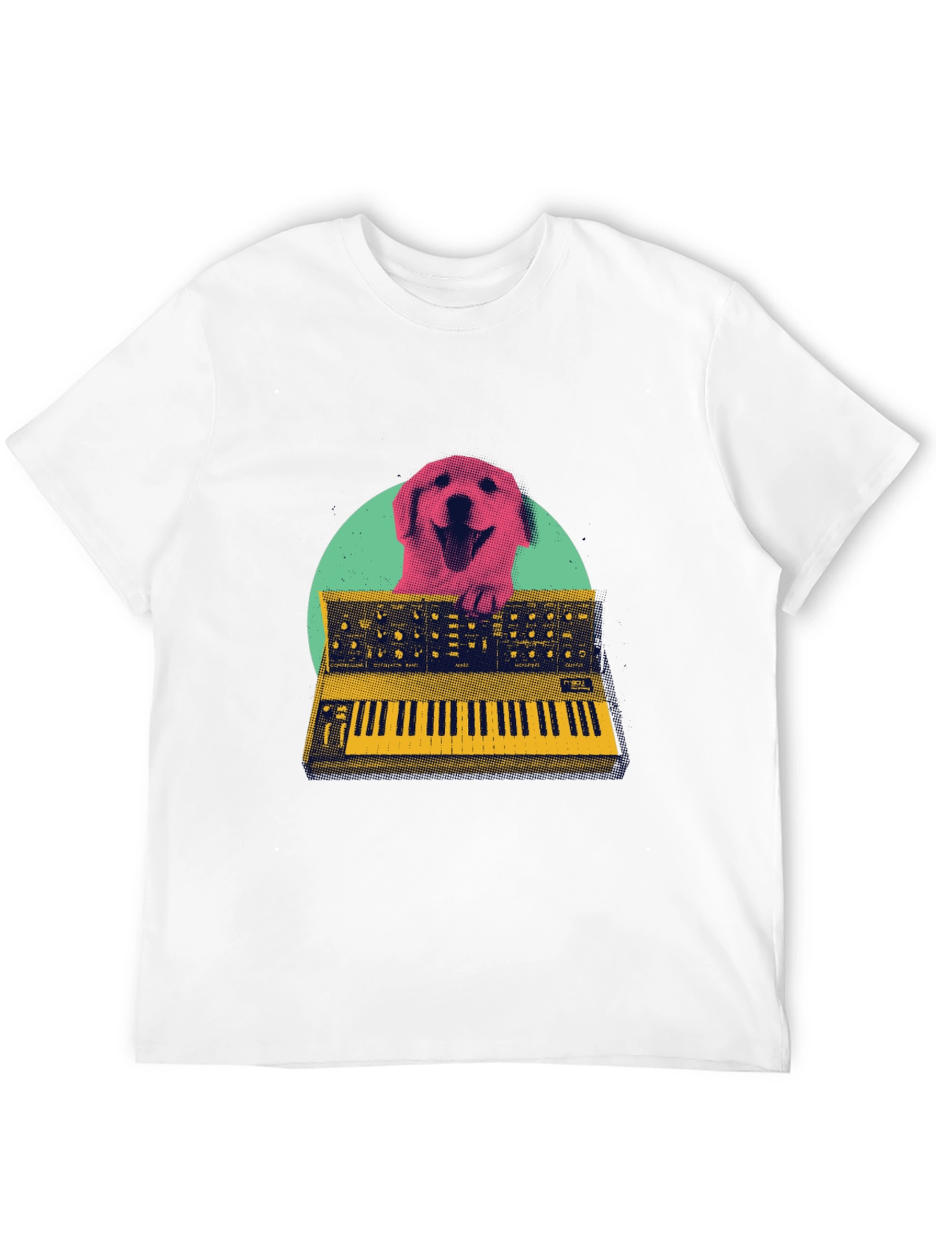 Dog Synth T-Shirt - Unique Graphic Tee