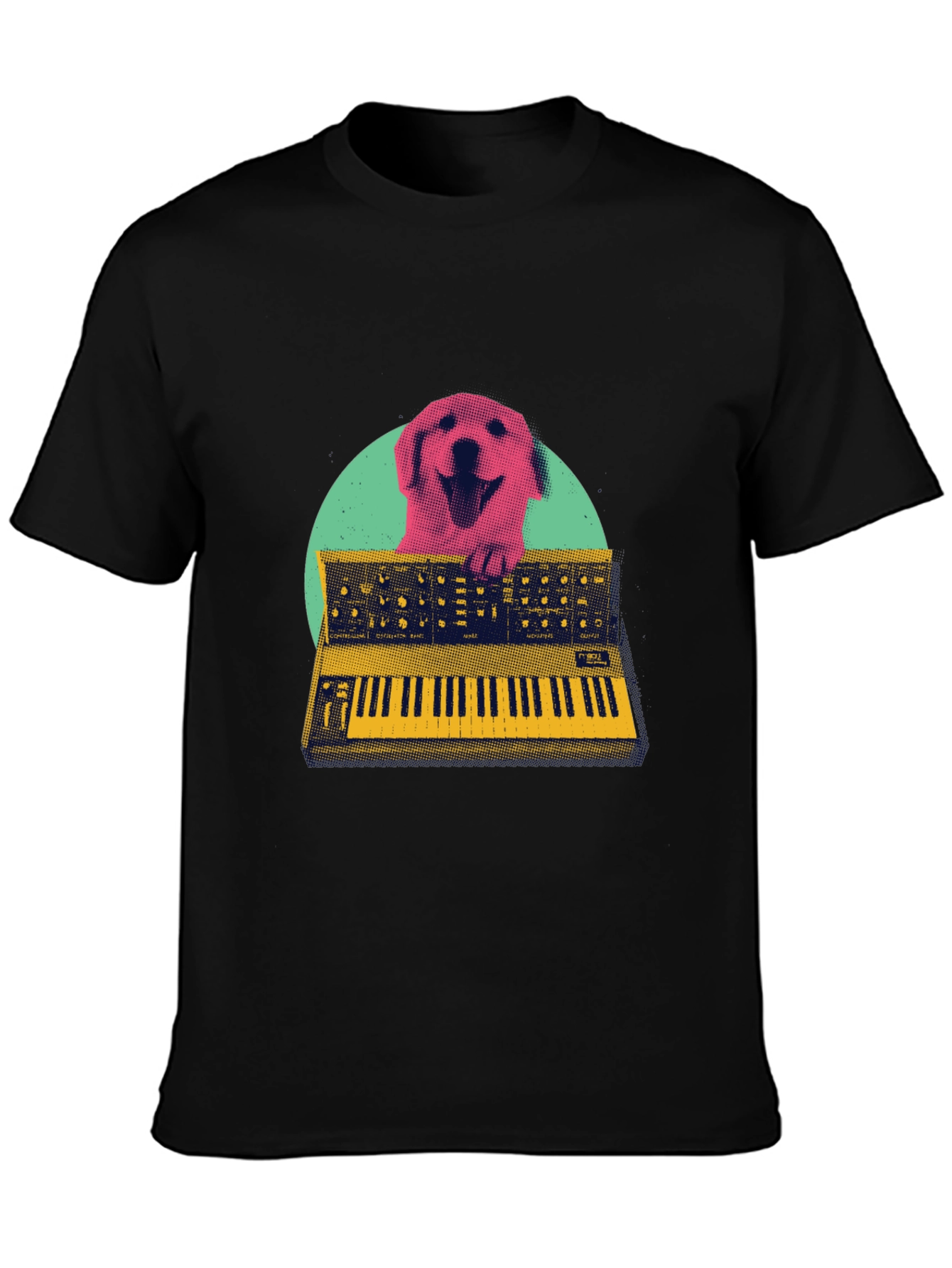 Dog Synth T-Shirt - Unique Graphic Tee