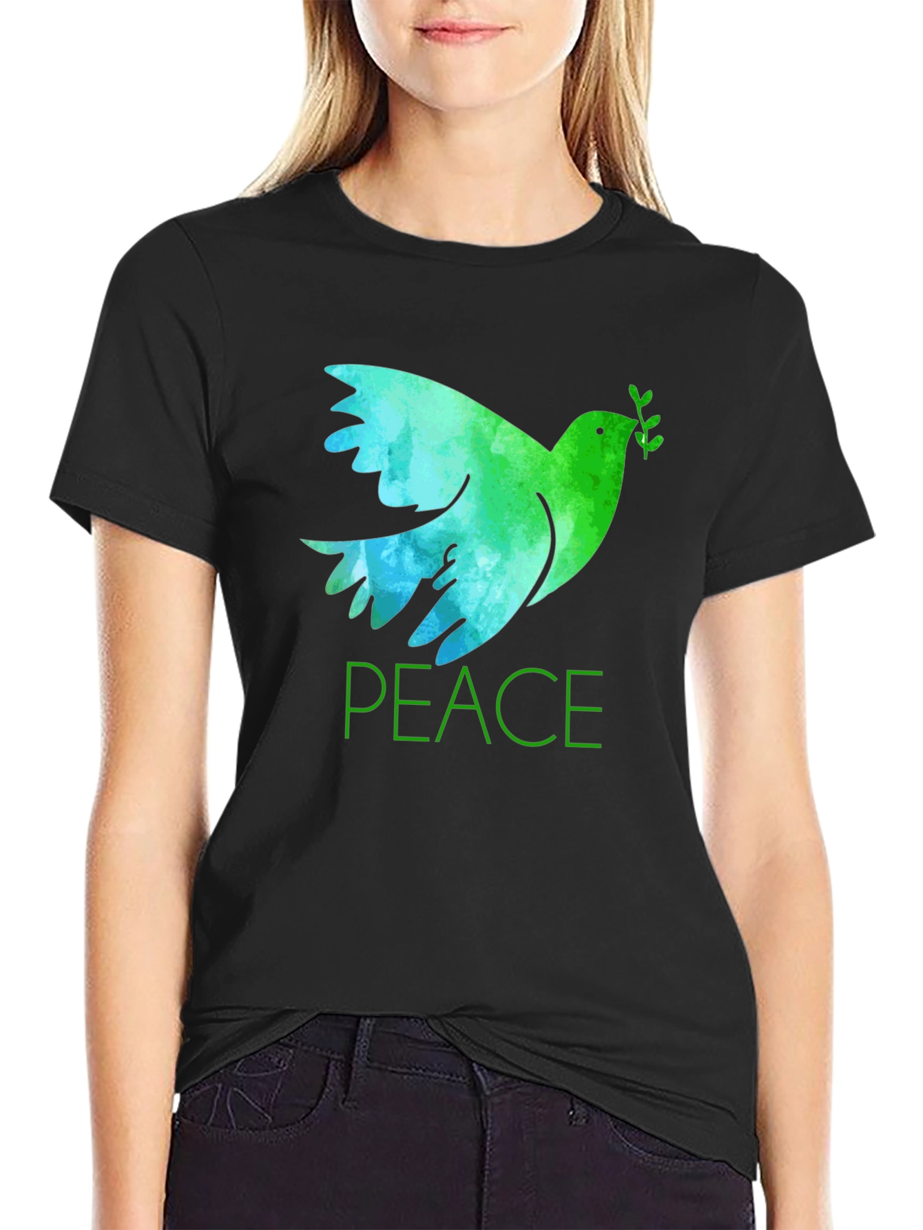 Peace Dove Graphic T-Shirt - Stylish & Comfortable