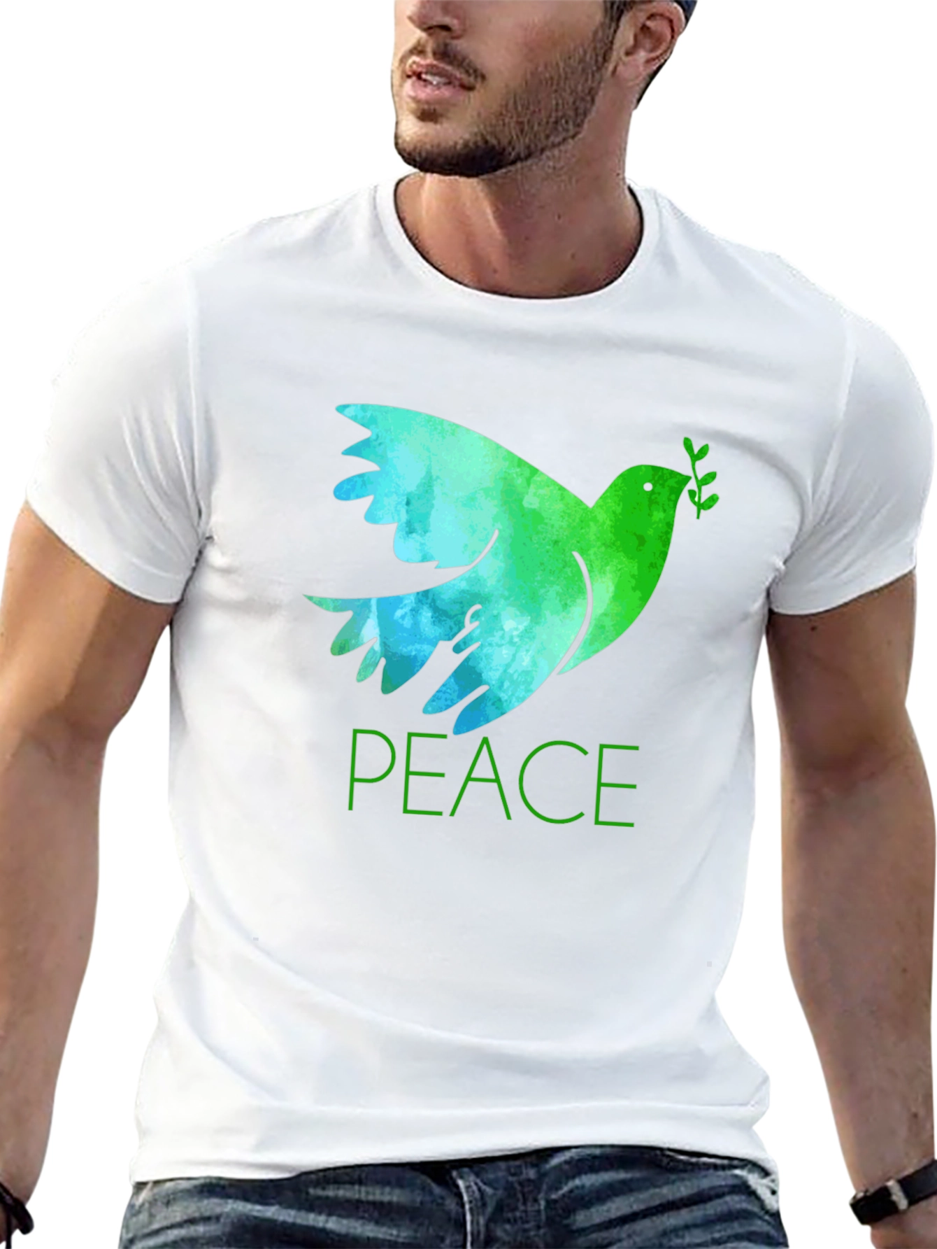 Peace Dove Graphic T-Shirt - Stylish & Comfortable