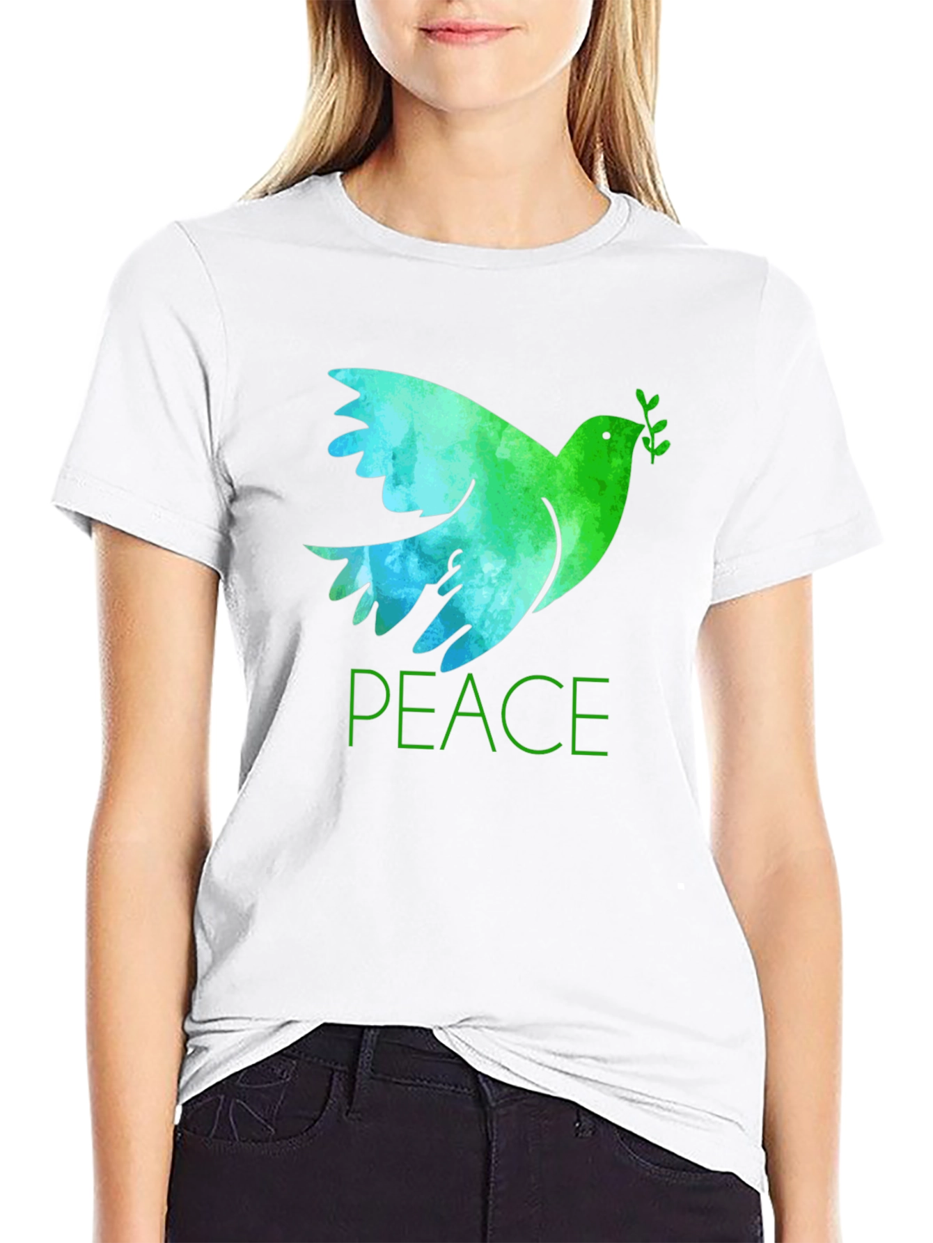 Peace Dove Graphic T-Shirt - Stylish & Comfortable