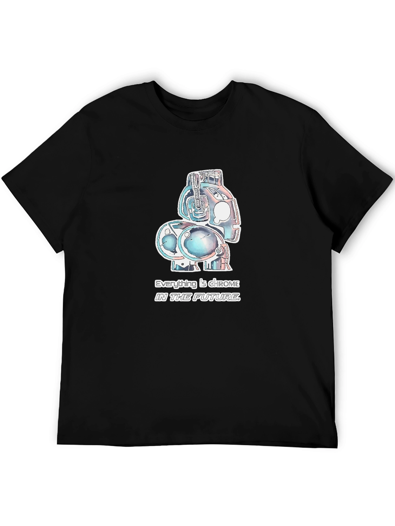 Chrome Future Graphic Tee - Black