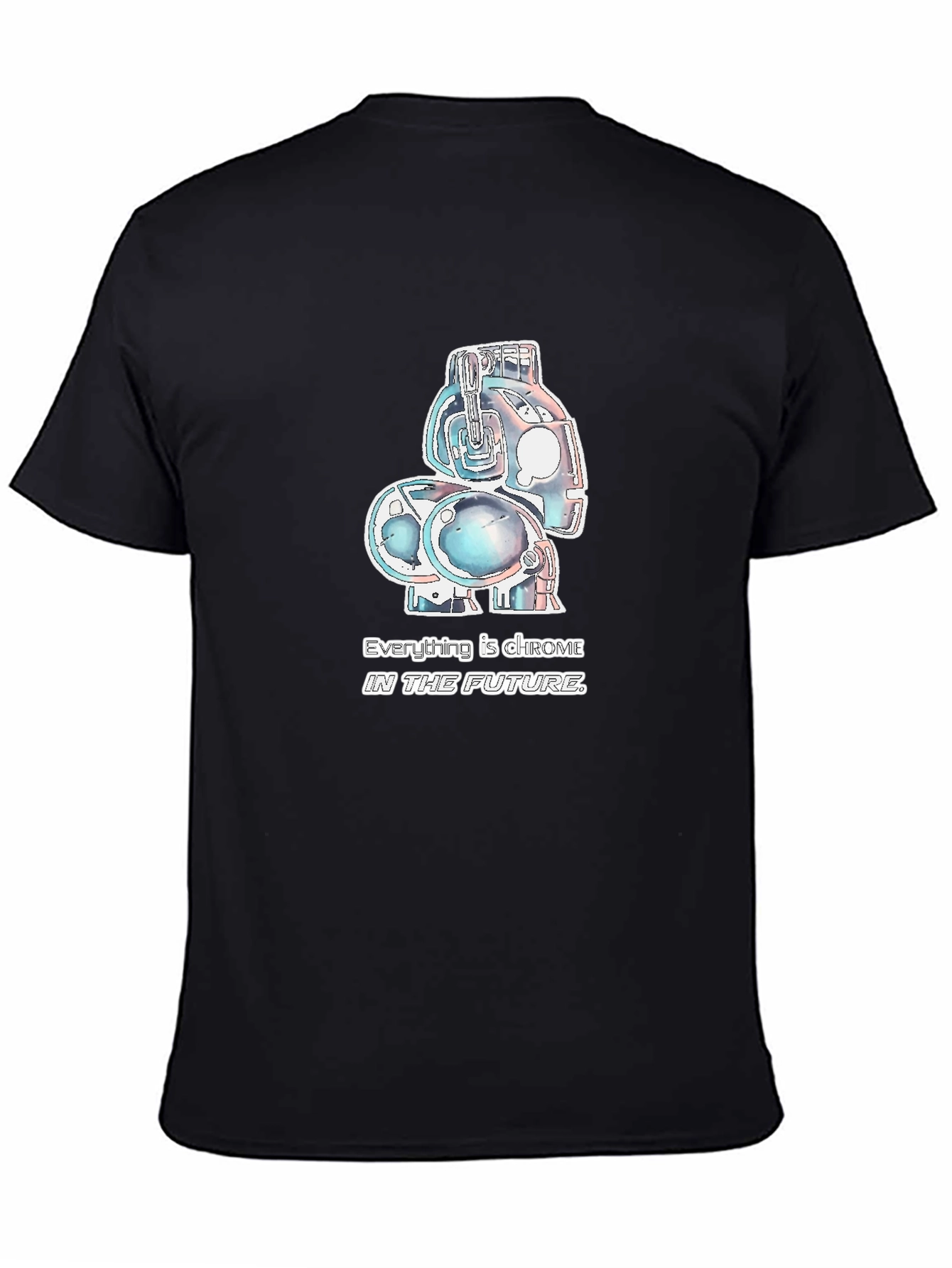 Chrome Future Graphic Tee - Black