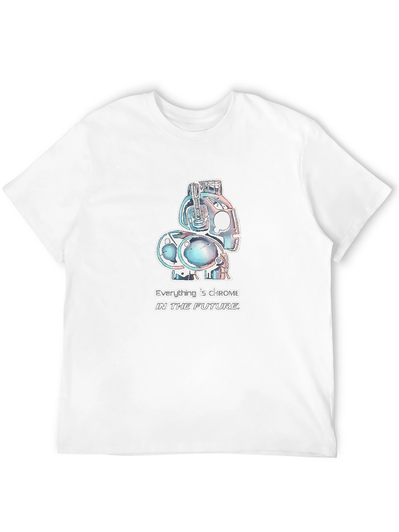 Chrome Future Graphic Tee - Black