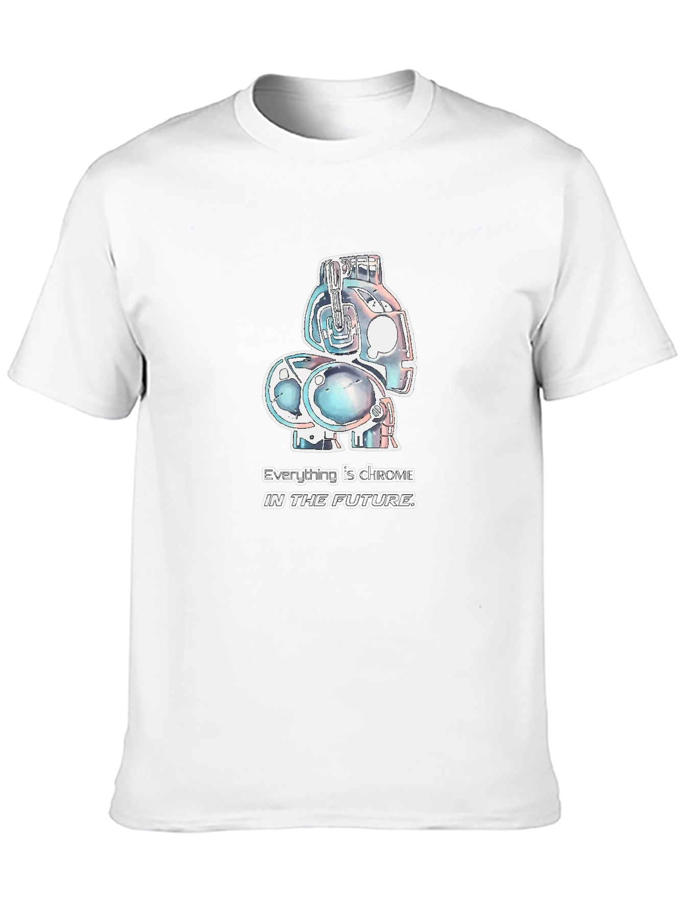 Chrome Future Graphic Tee - Black
