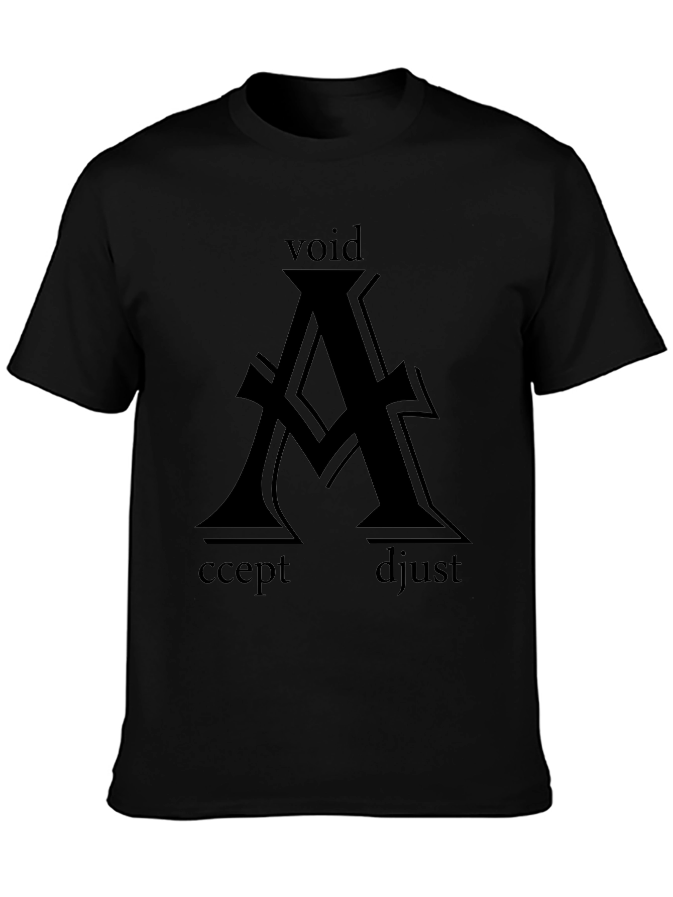 Void Accept Adjust Graphic T-Shirt