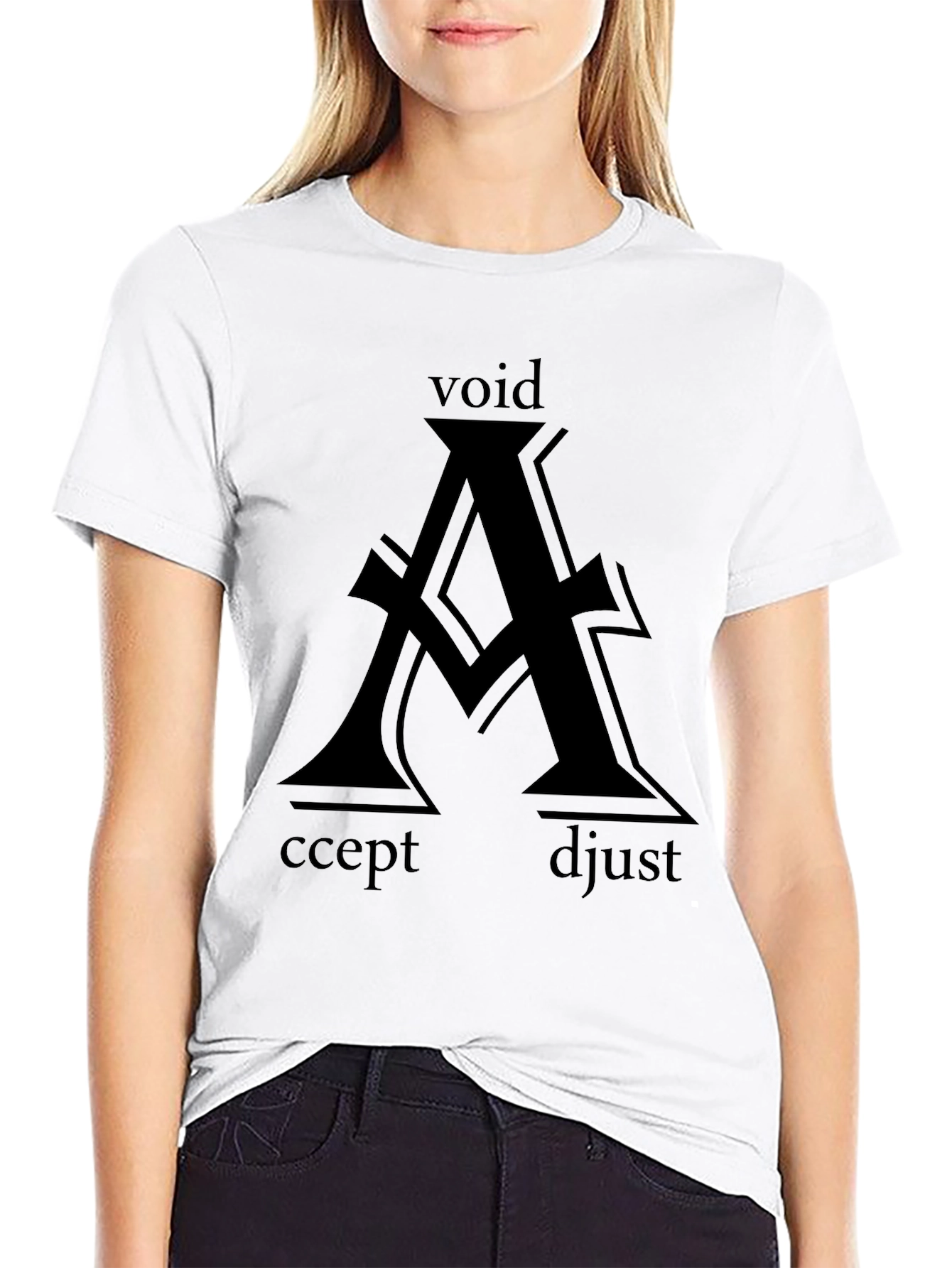 Void Accept Adjust Graphic T-Shirt