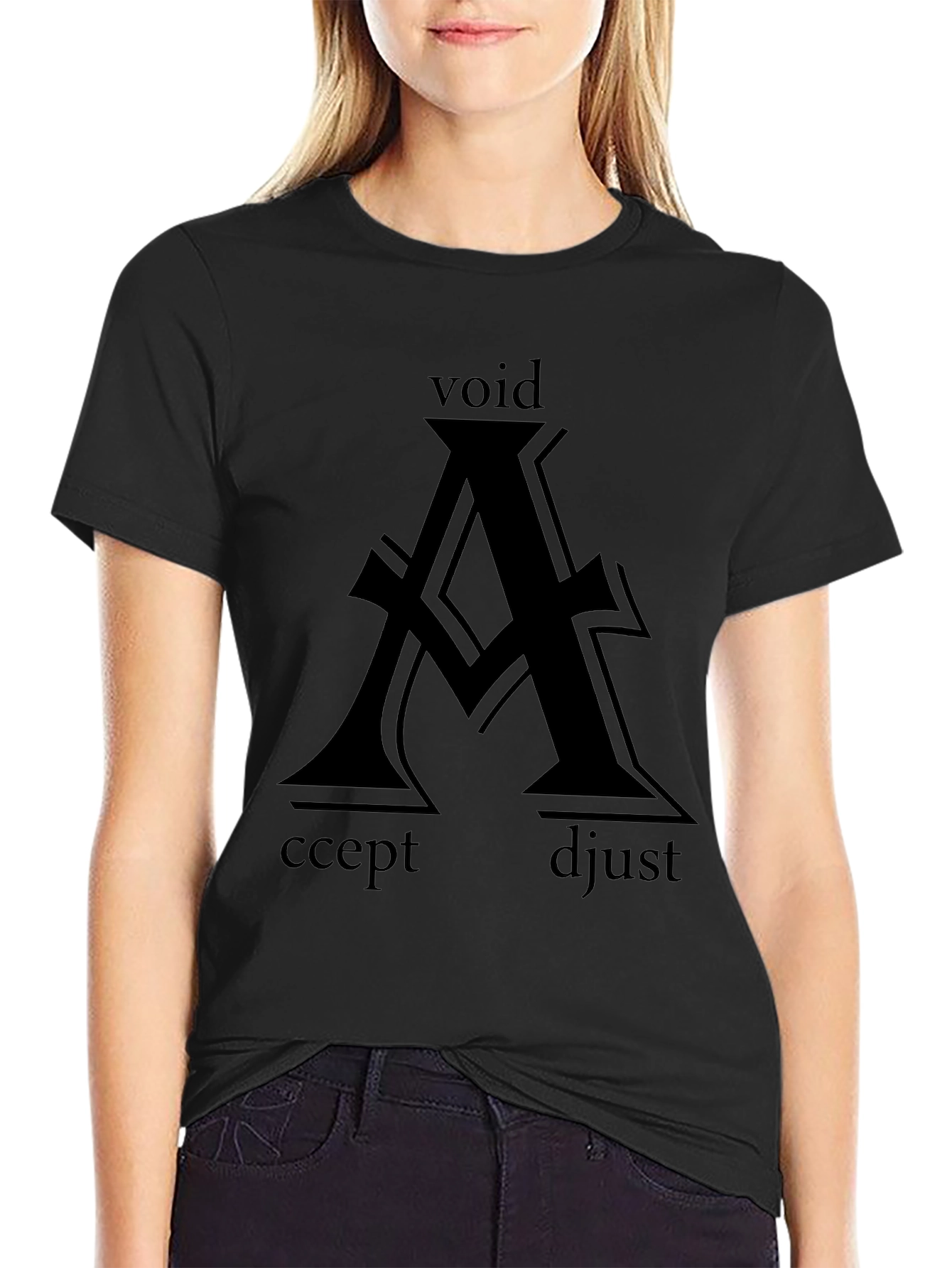 Void Accept Adjust Graphic T-Shirt