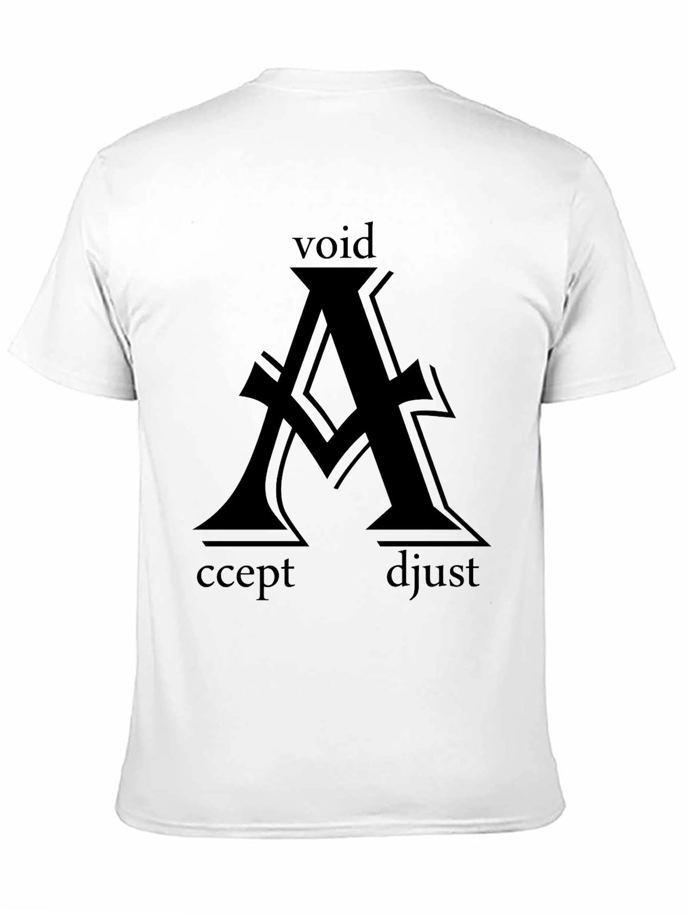 Void Accept Adjust Graphic T-Shirt