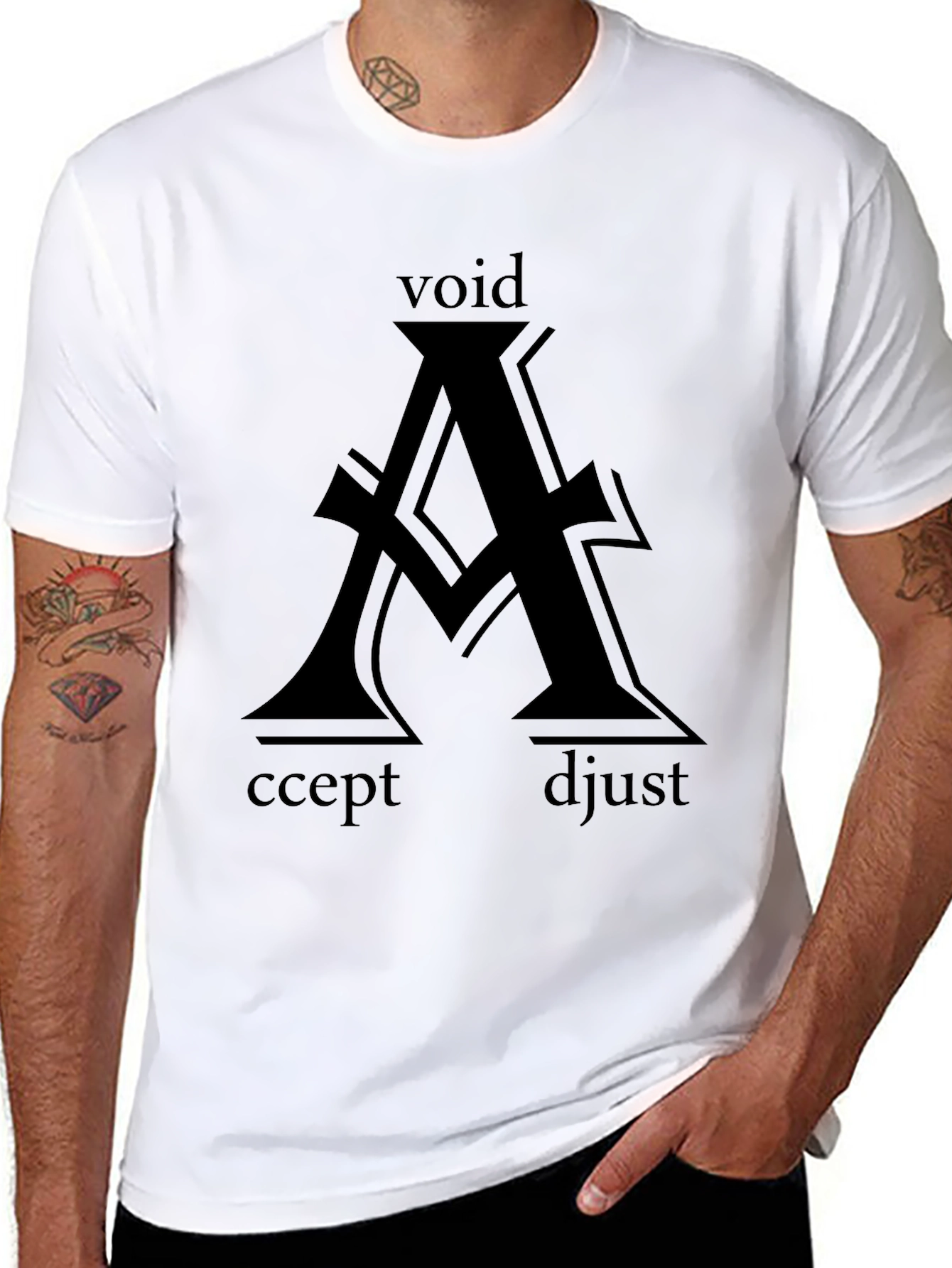 Void Accept Adjust Graphic T-Shirt