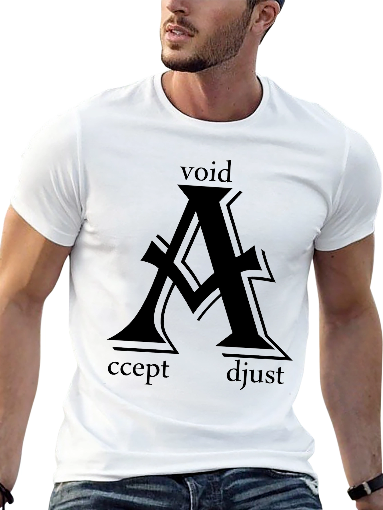 Void Accept Adjust Graphic T-Shirt