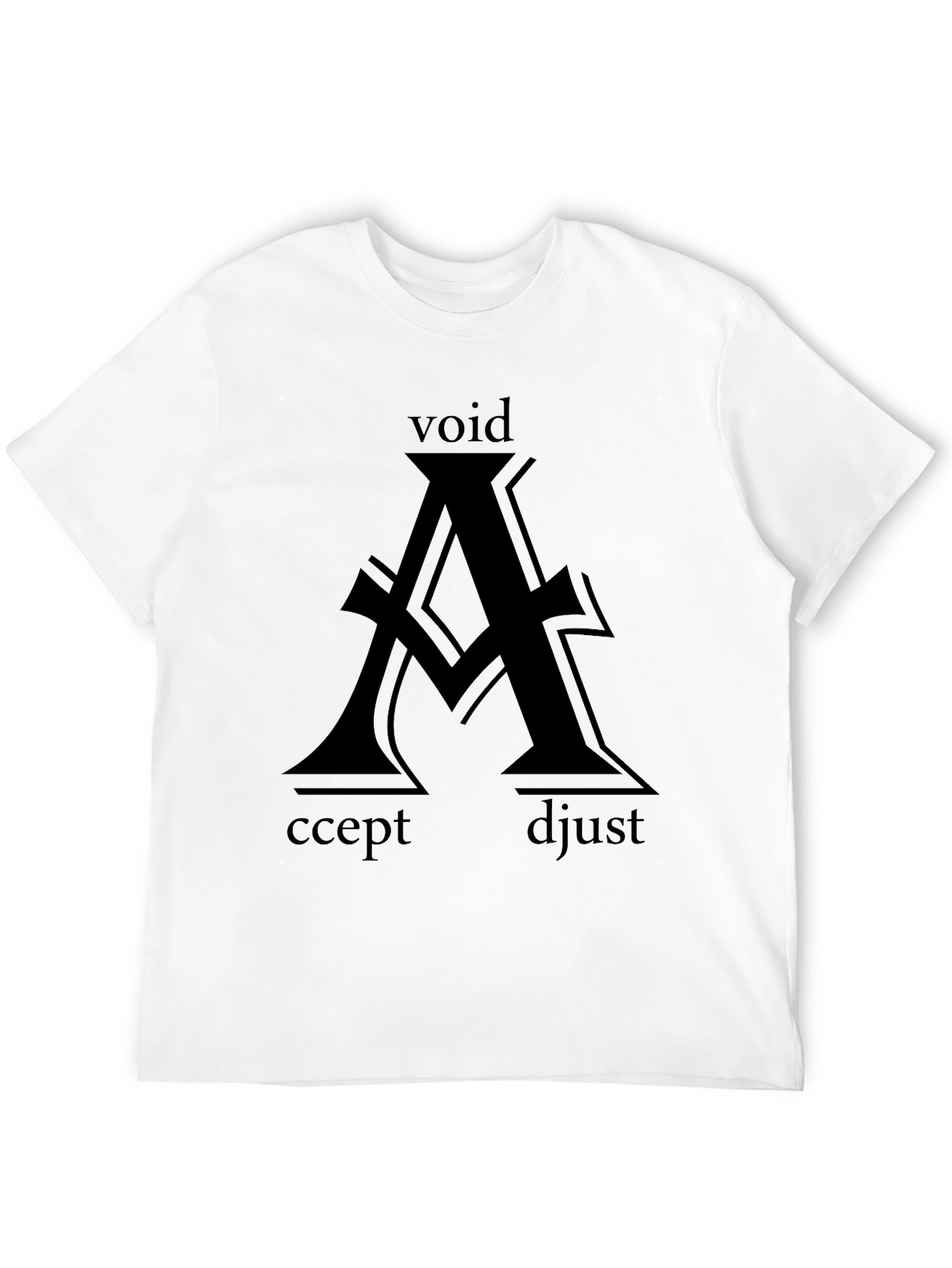 Void Accept Adjust Graphic T-Shirt