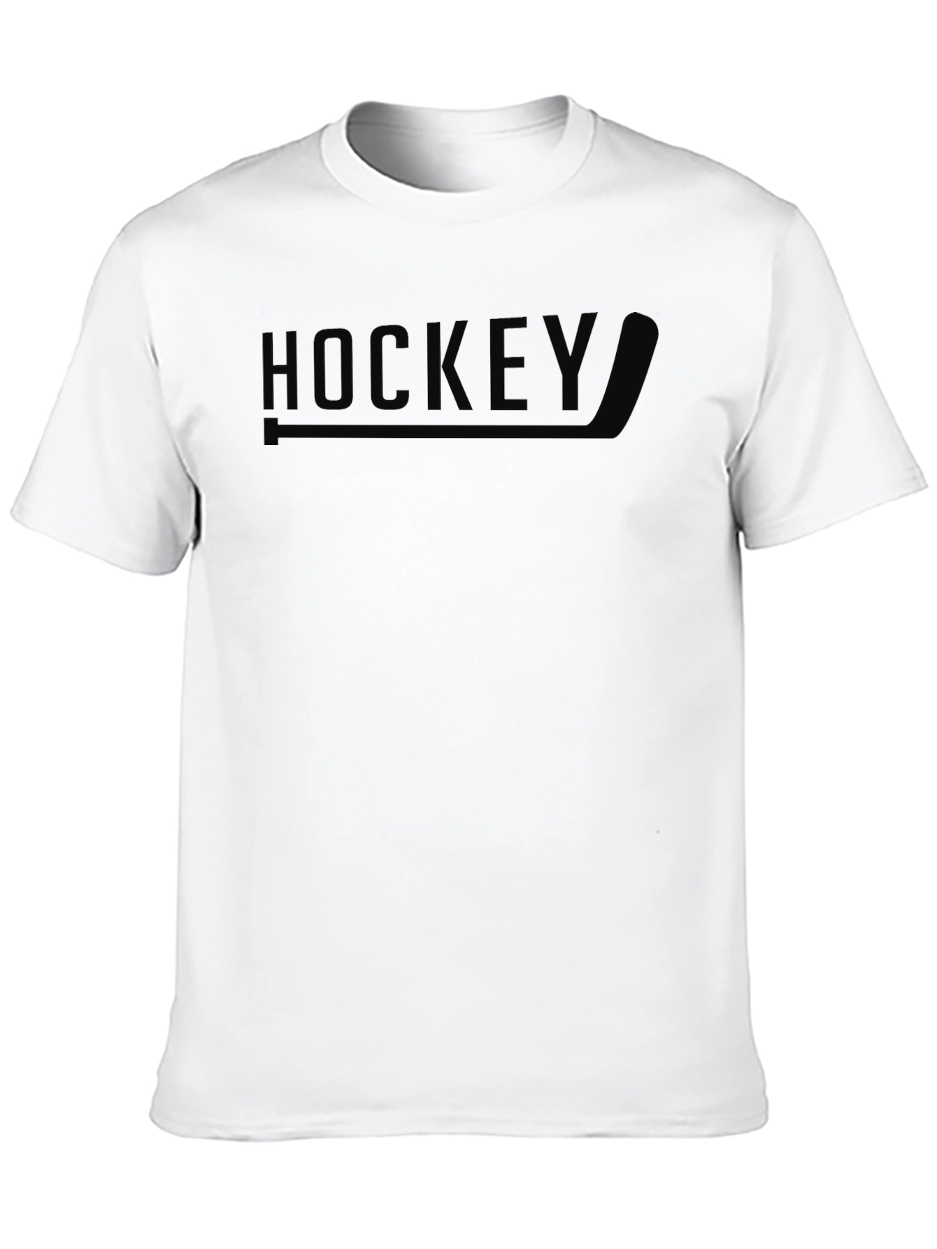 Black Hockey Graphic Tee - Stylish Sportswear