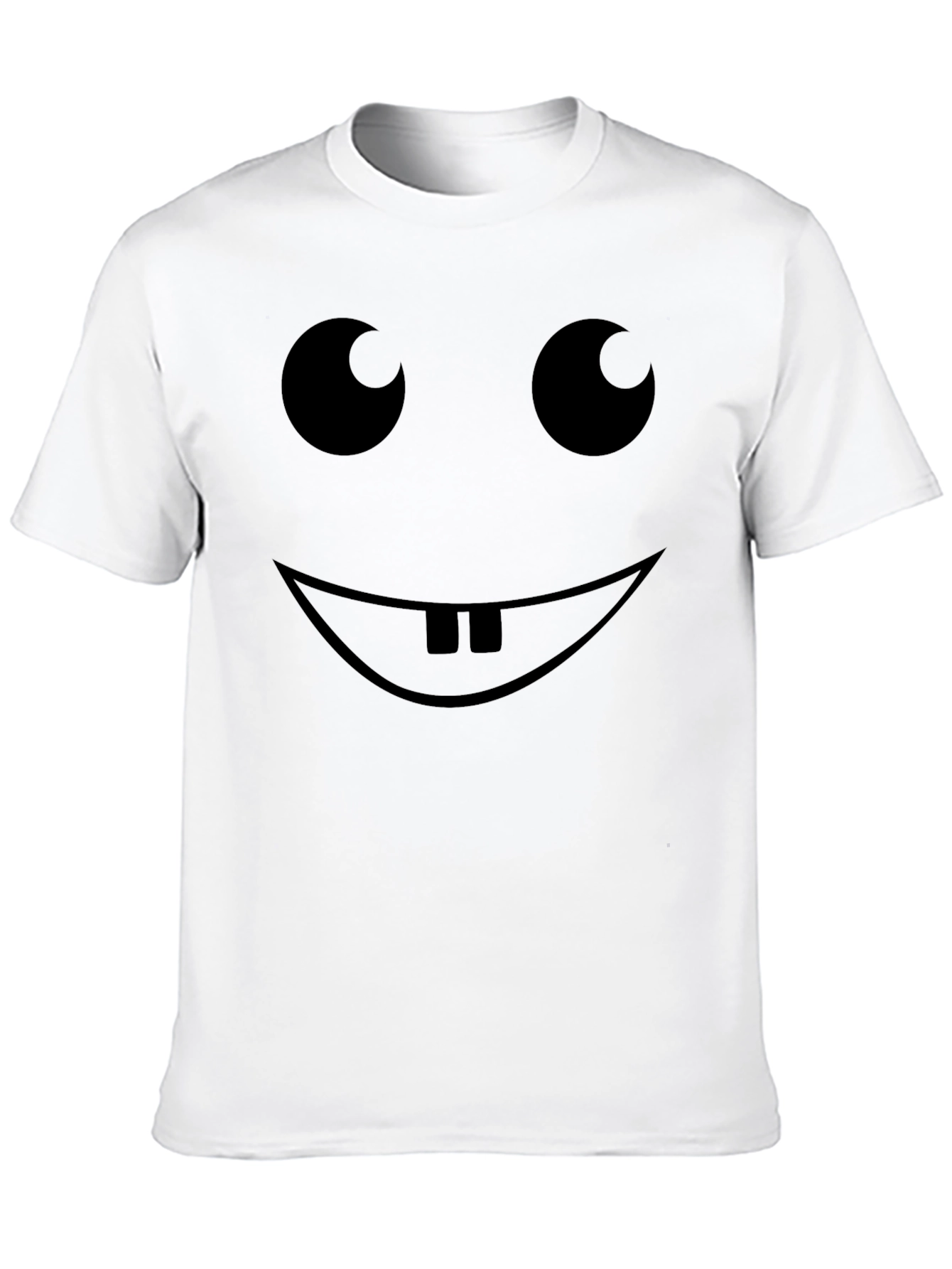 Funny Face Graphic Tee - Quirky Cotton T-Shirt