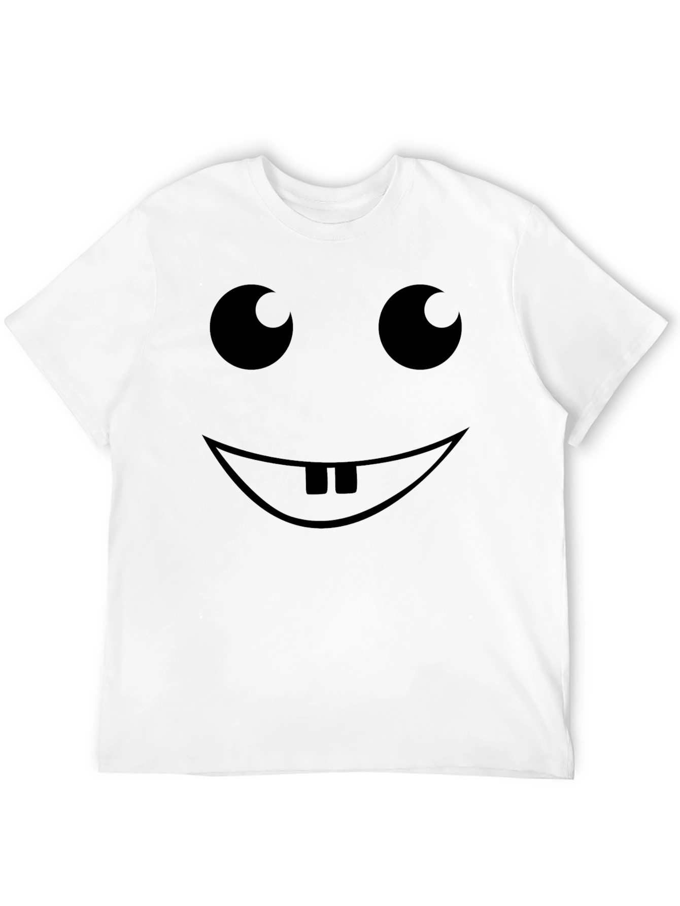 Funny Face Graphic Tee - Quirky Cotton T-Shirt