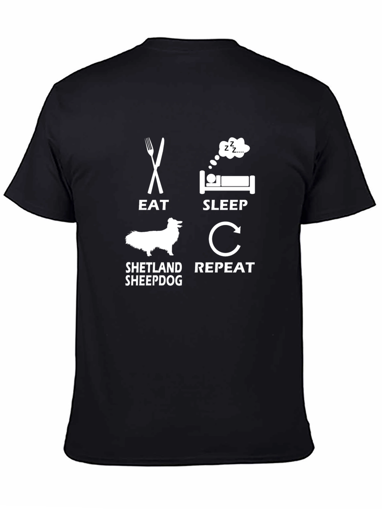 Eat Sleep Shetland Sheepdog Repeat T-Shirt