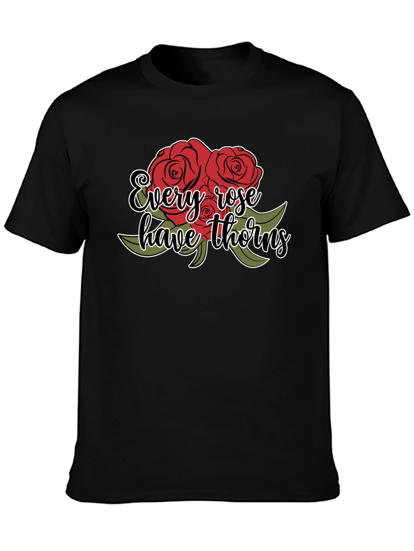 Roses Have Thorns Graphic T-Shirt