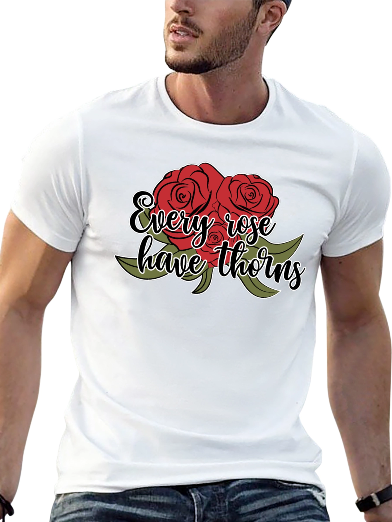 Roses Have Thorns Graphic T-Shirt