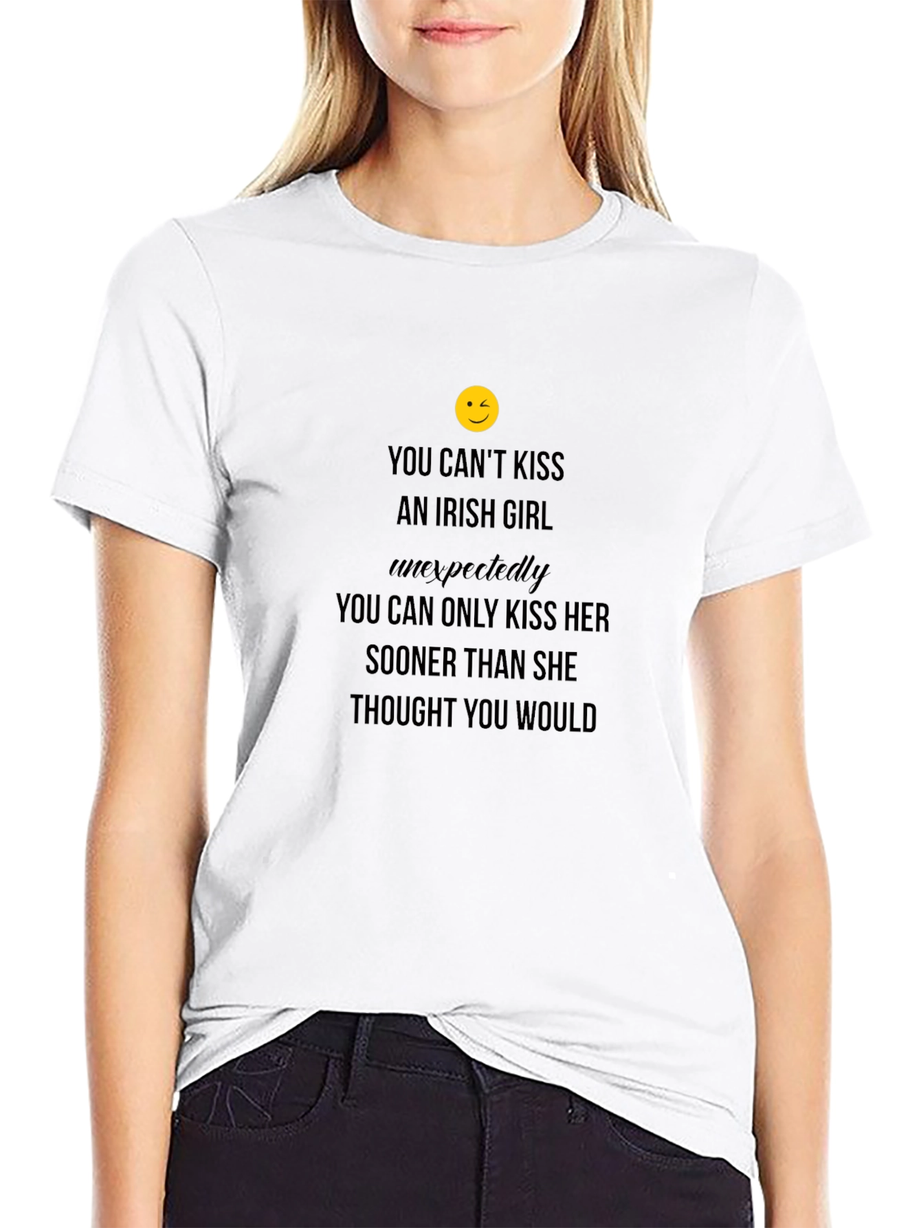 Funny Irish Girl Kissing T-Shirt