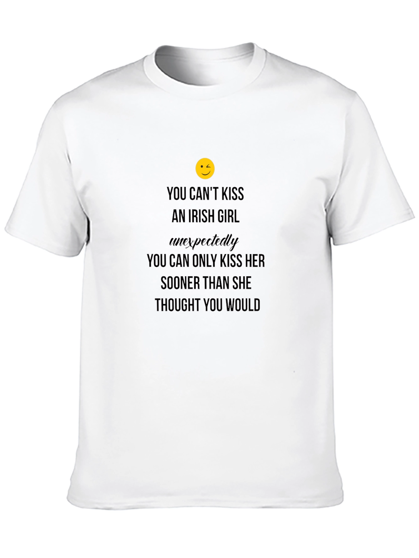 Funny Irish Girl Kissing T-Shirt