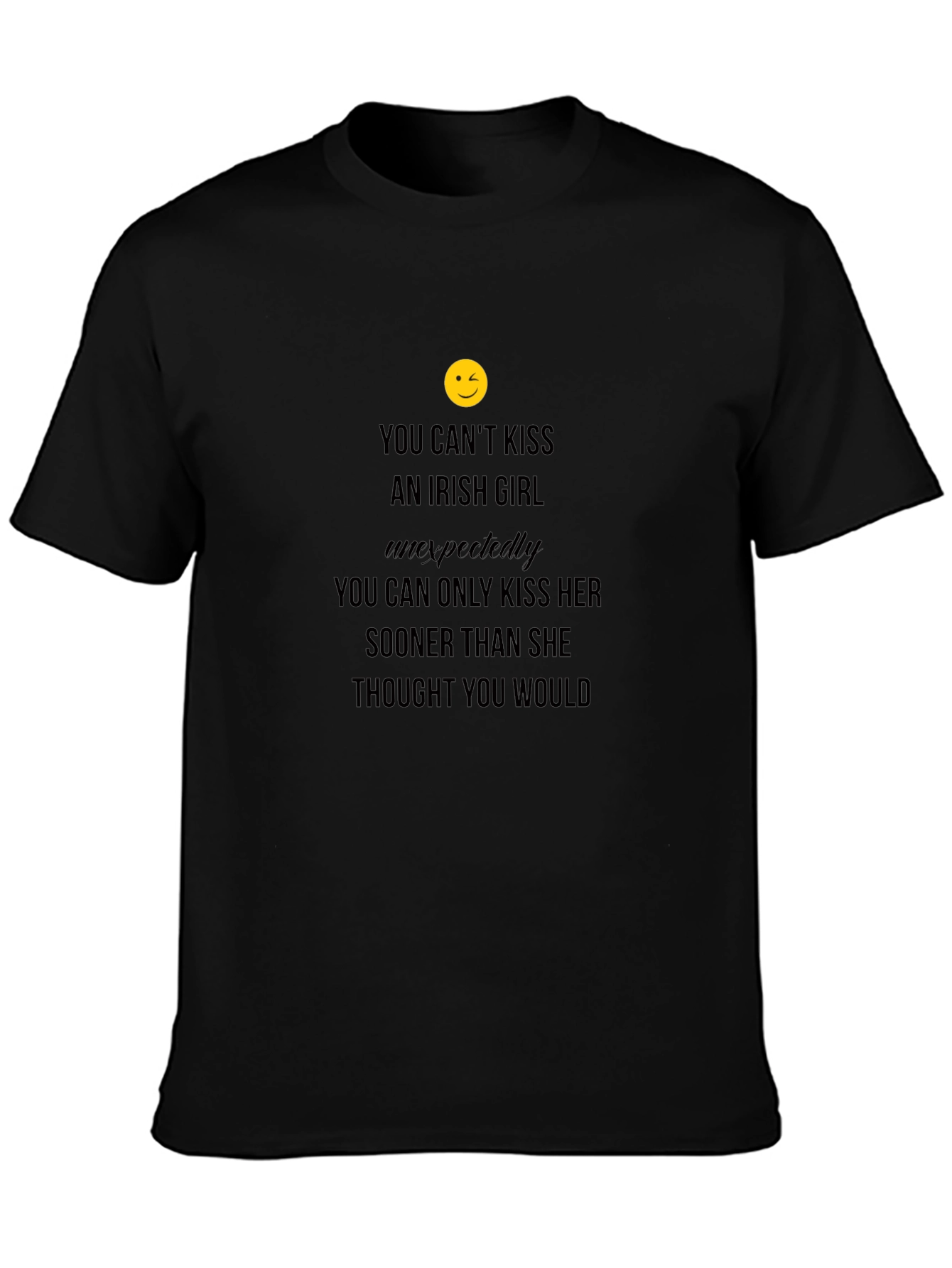 Funny Irish Girl Kissing T-Shirt