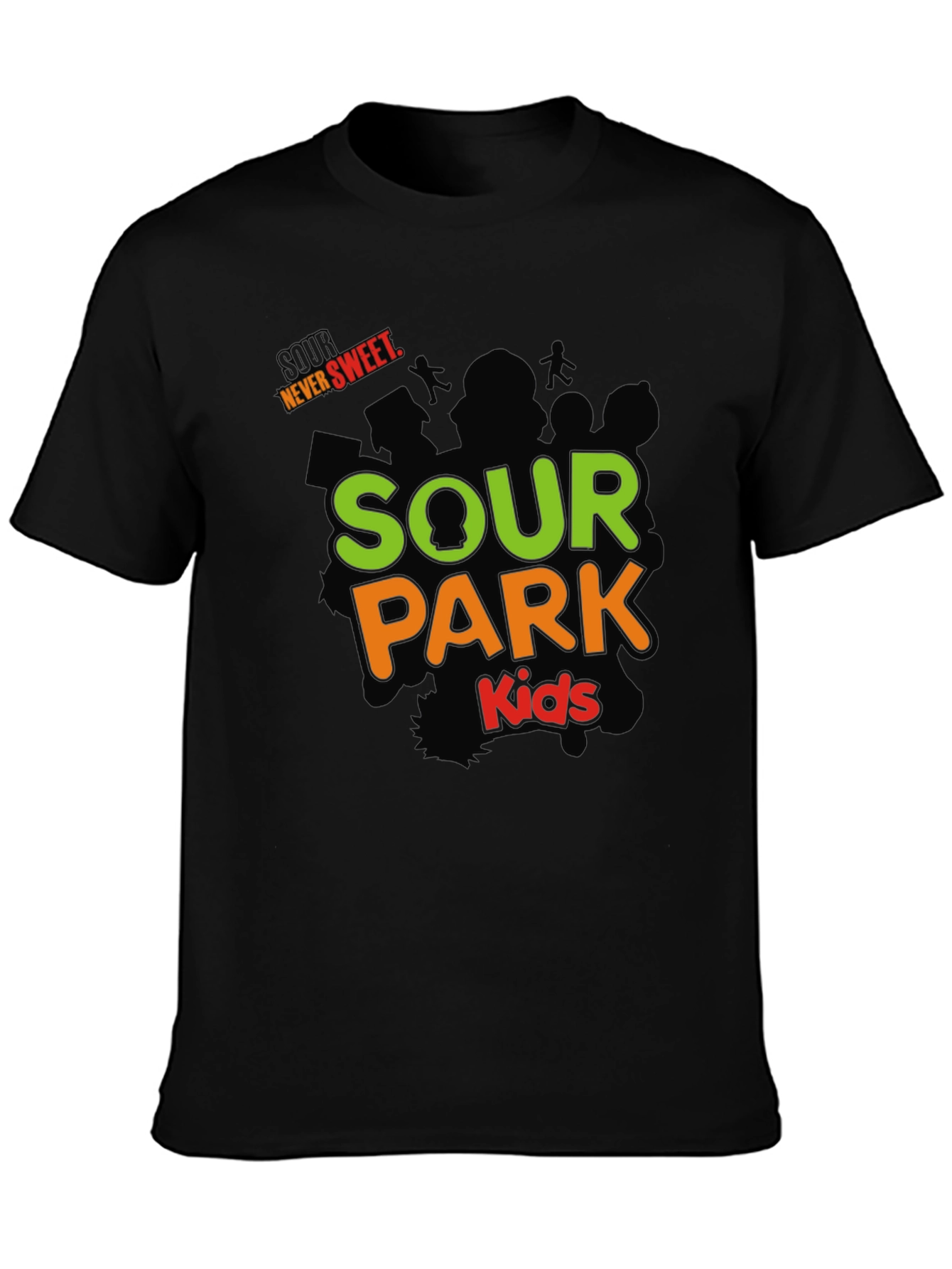 Sour Park Kids Black T-Shirt