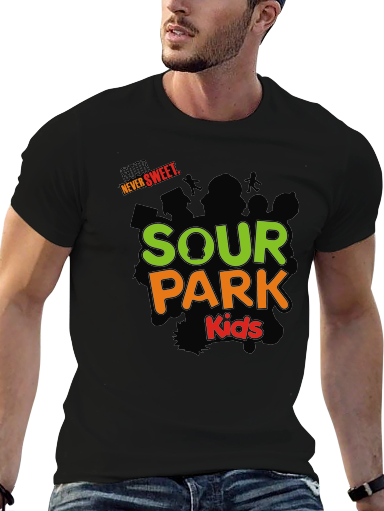 Sour Park Kids Black T-Shirt