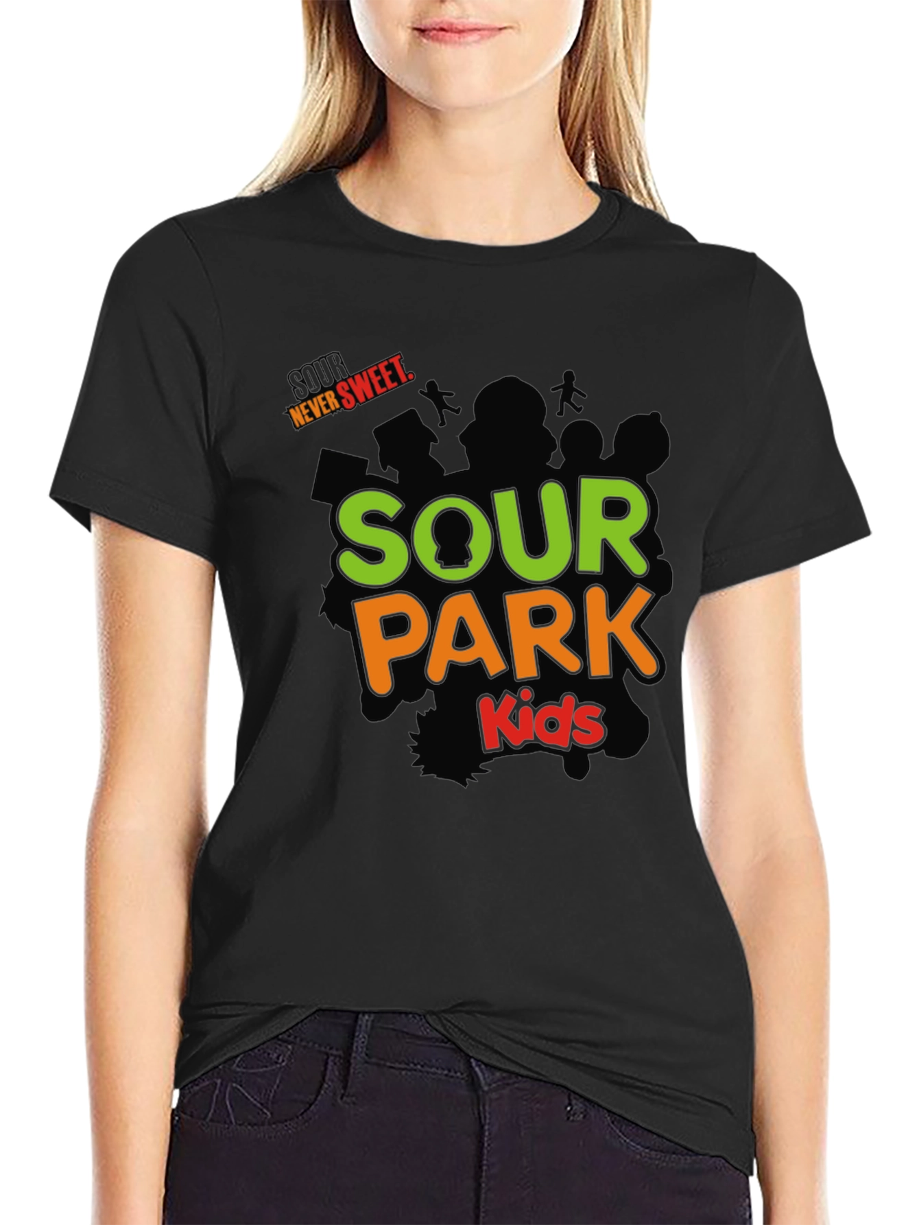 Sour Park Kids Black T-Shirt