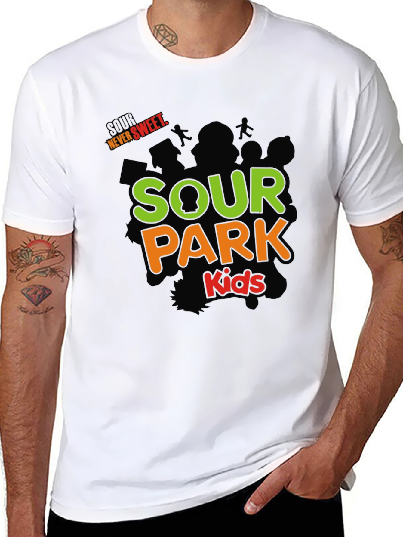 Sour Park Kids Black T-Shirt