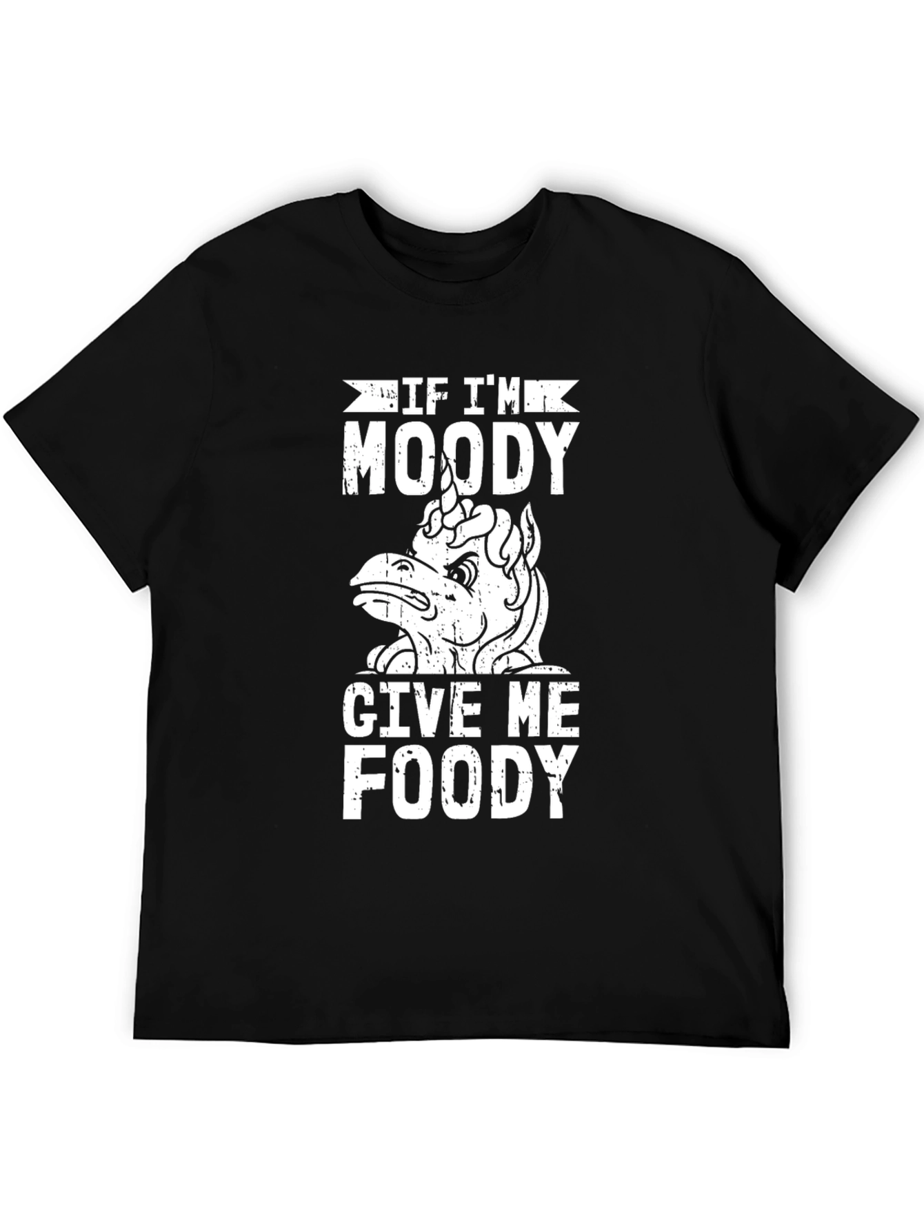 Moody Unicorn Food T-Shirt