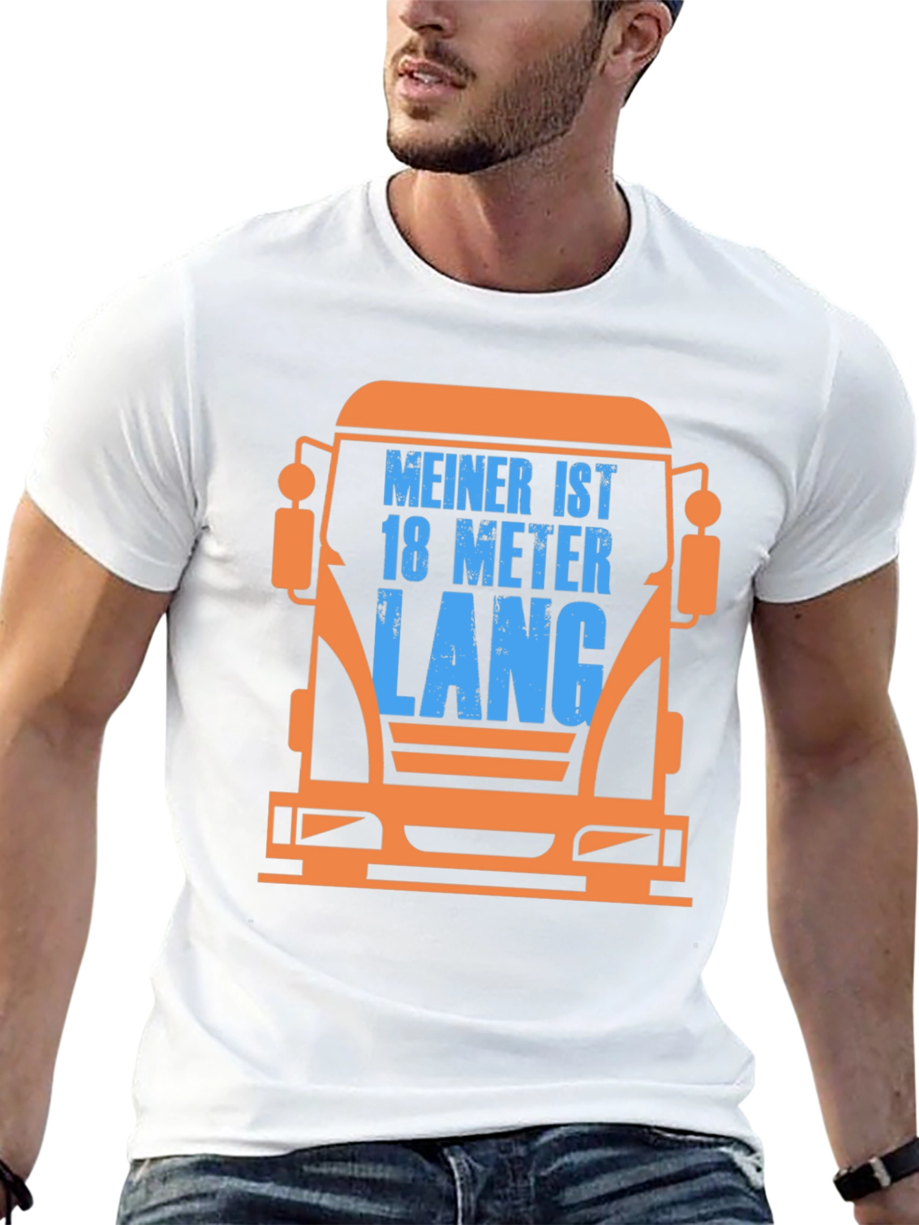 Truck Driver T-Shirt - Mein Ist 18 Meter Lang