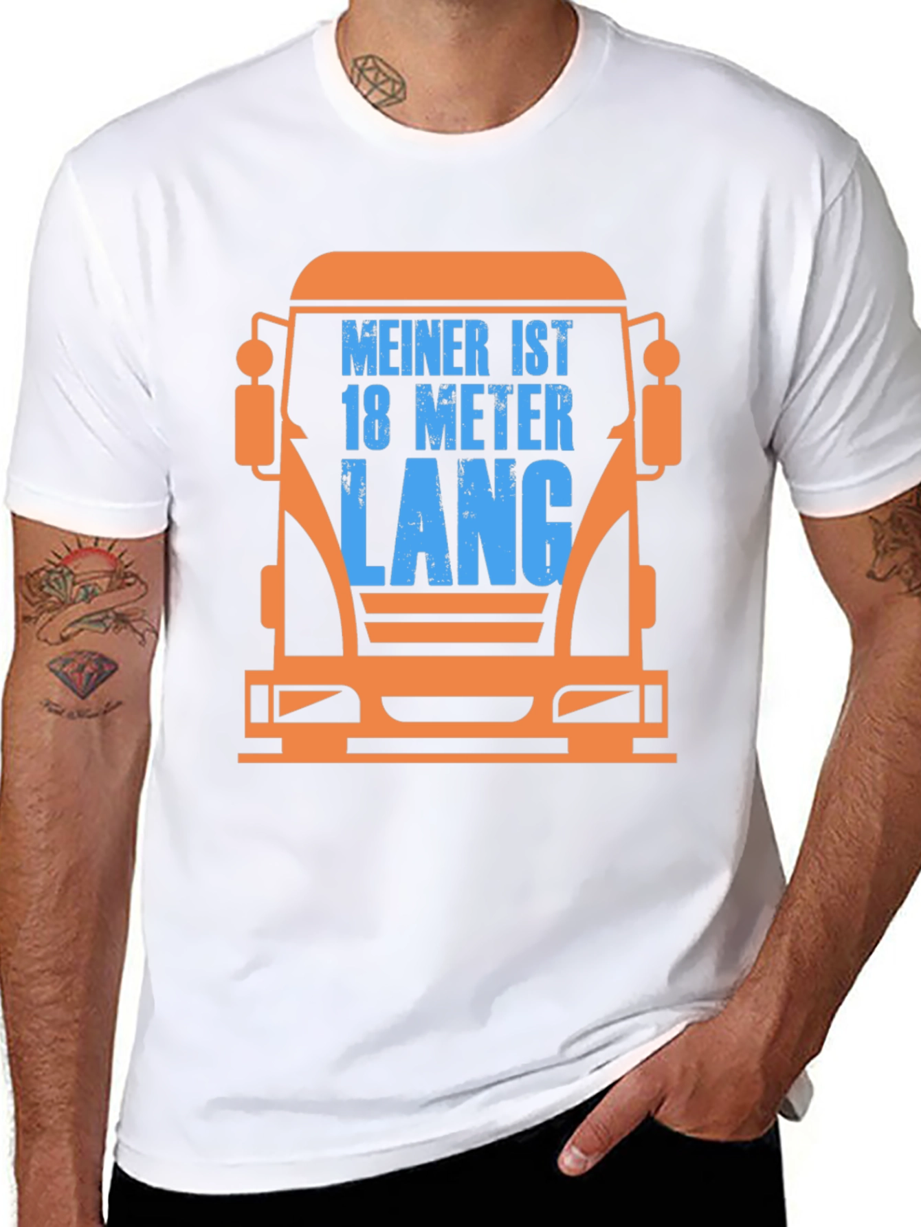 Truck Driver T-Shirt - Mein Ist 18 Meter Lang