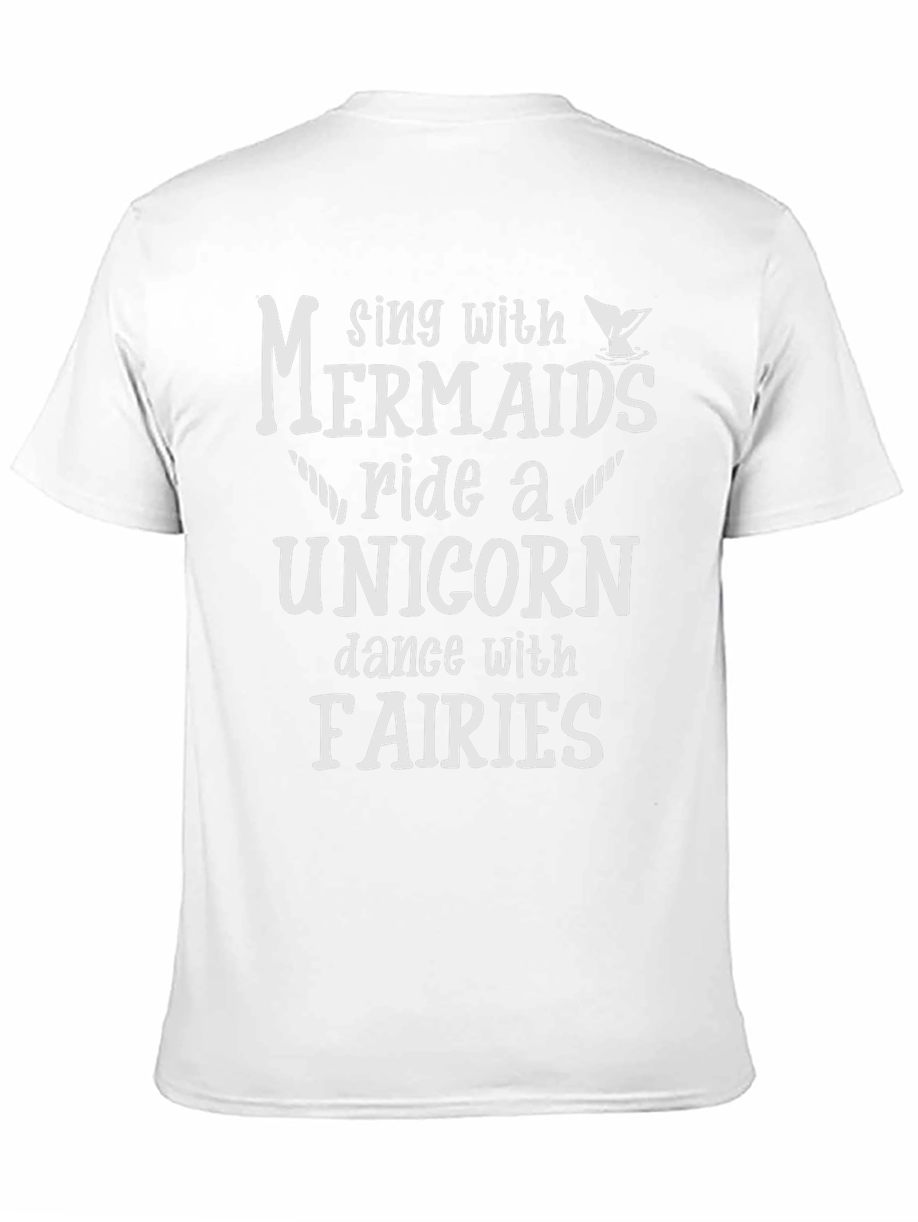 Sing with Mermaids Black Graphic Tee