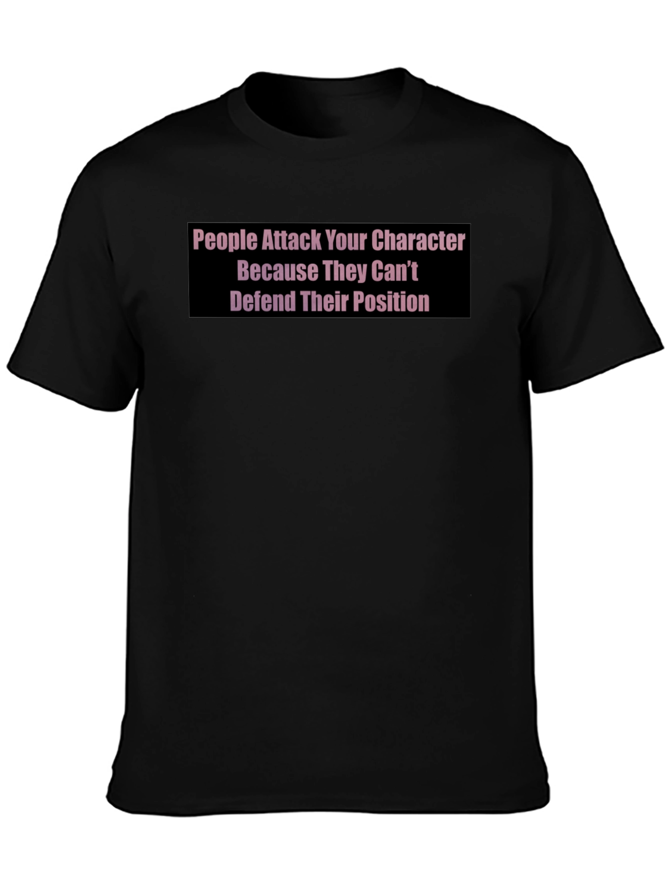 Attack Character Statement T-Shirt - Black