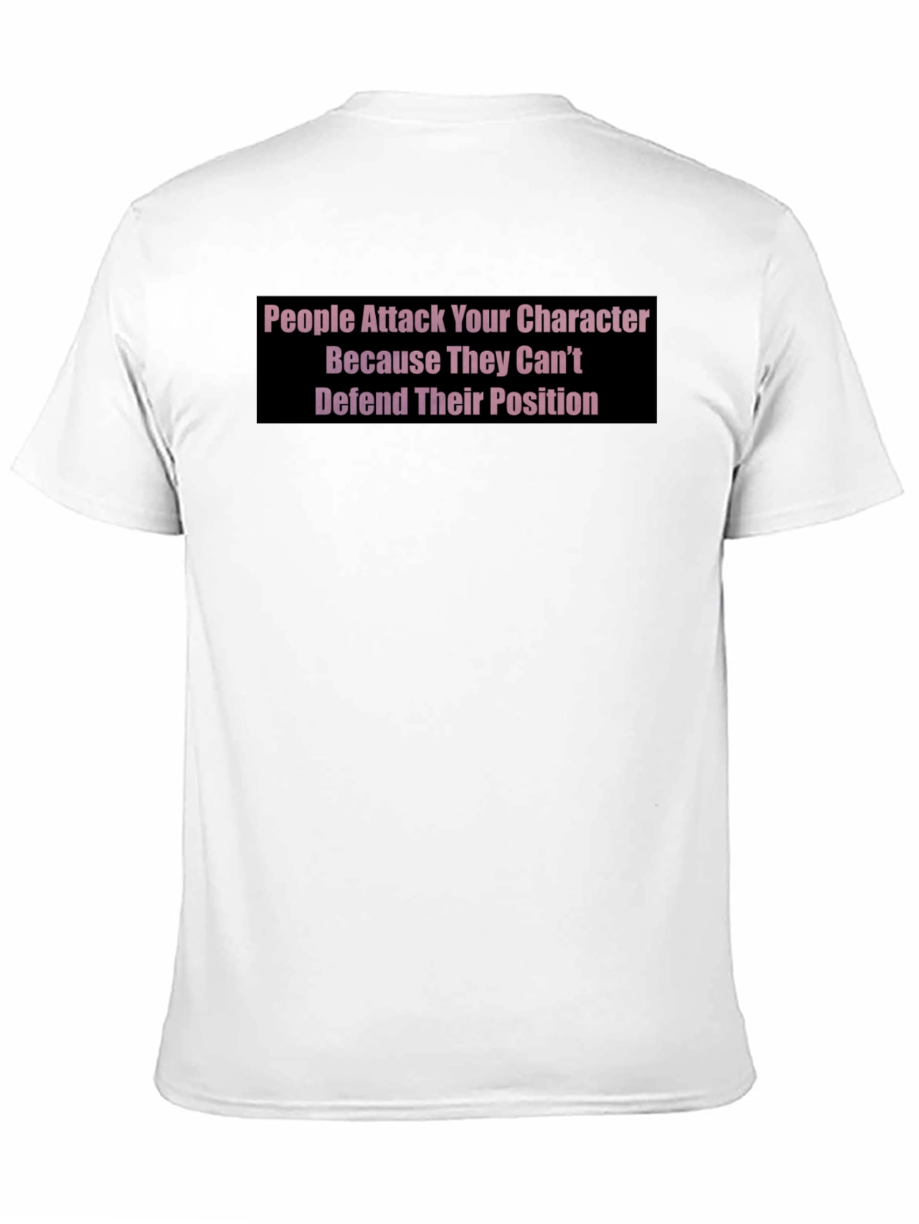 Attack Character Statement T-Shirt - Black